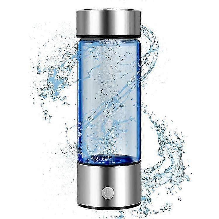 زجاجة ماء الهيدروجين ، آلة مؤين ماء الهيدروجين المحمولة ، مولد مياه الهيدروجين ، كوب صحي زجاجي غني بالهيدروجين للسفر إلى المنزل (واضح)