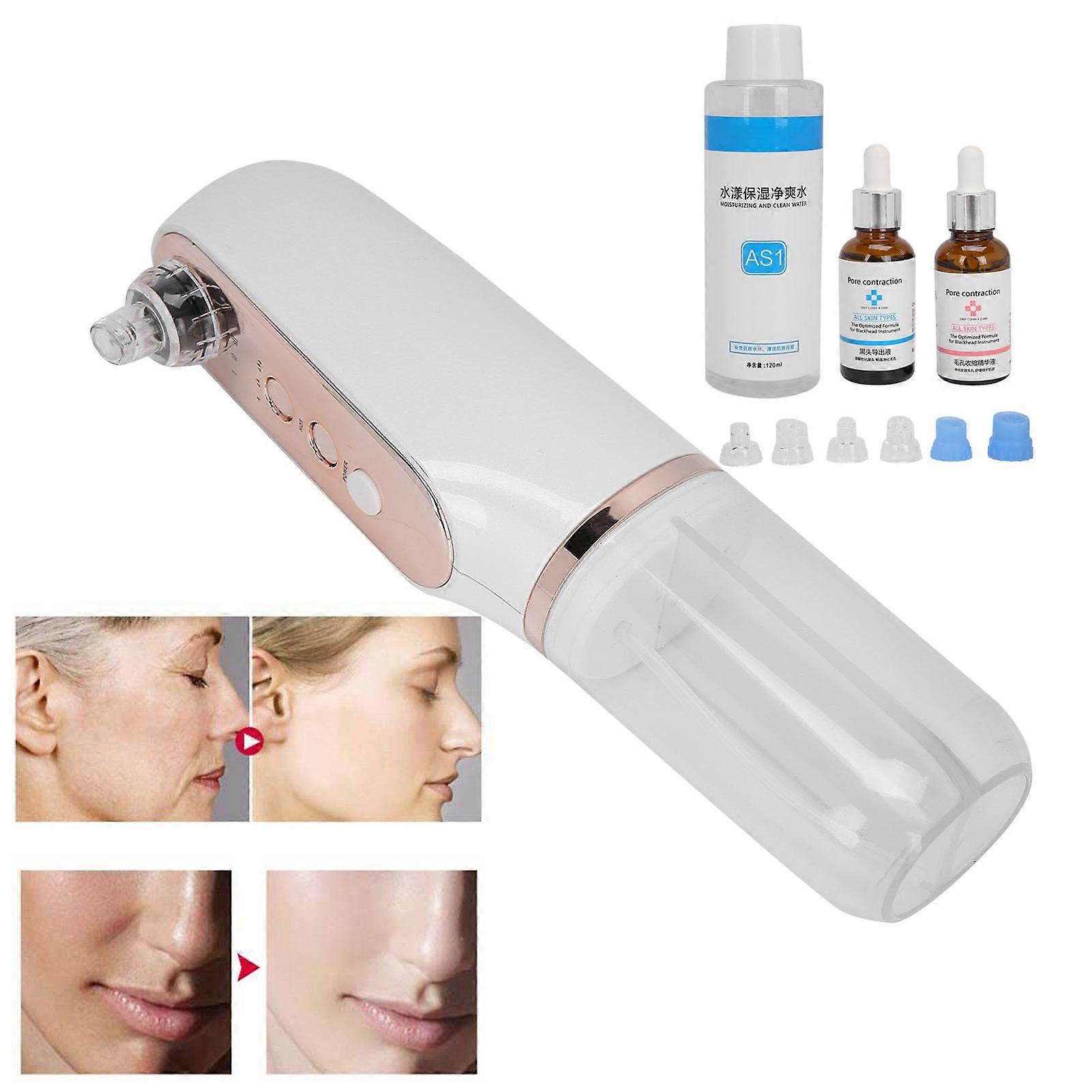 Small Bubble Blackhead Cleaner Kit USB 120ml Toner + Serum Set