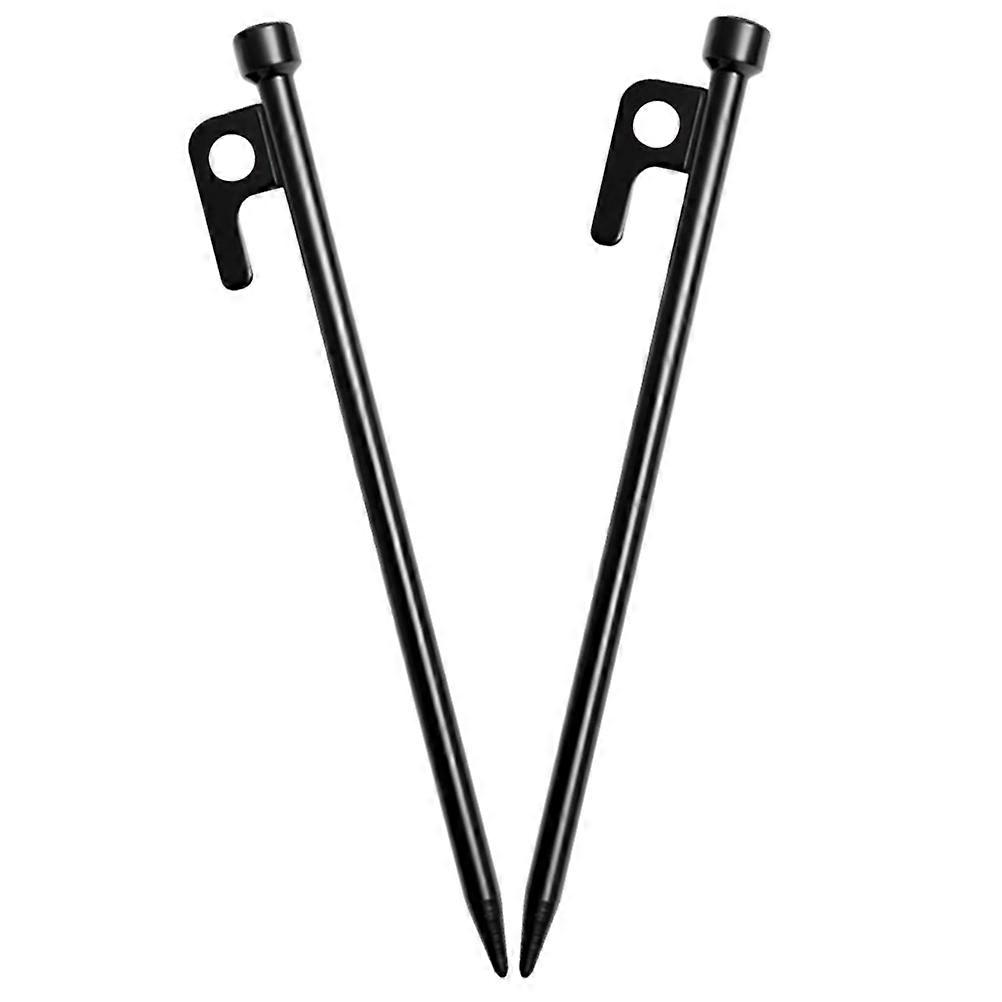 Metal Tent Stakes for Outdoor Ground Fixing 2Pcs Durable Camping Tent Nails