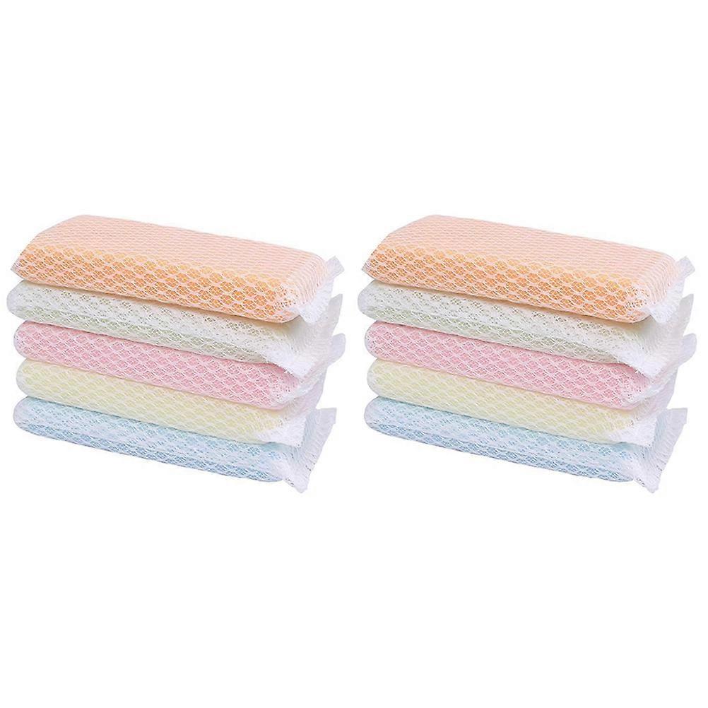 Sponge Scrubber Cleaning Pad for Kitchen Surfaces 10Pcs Set