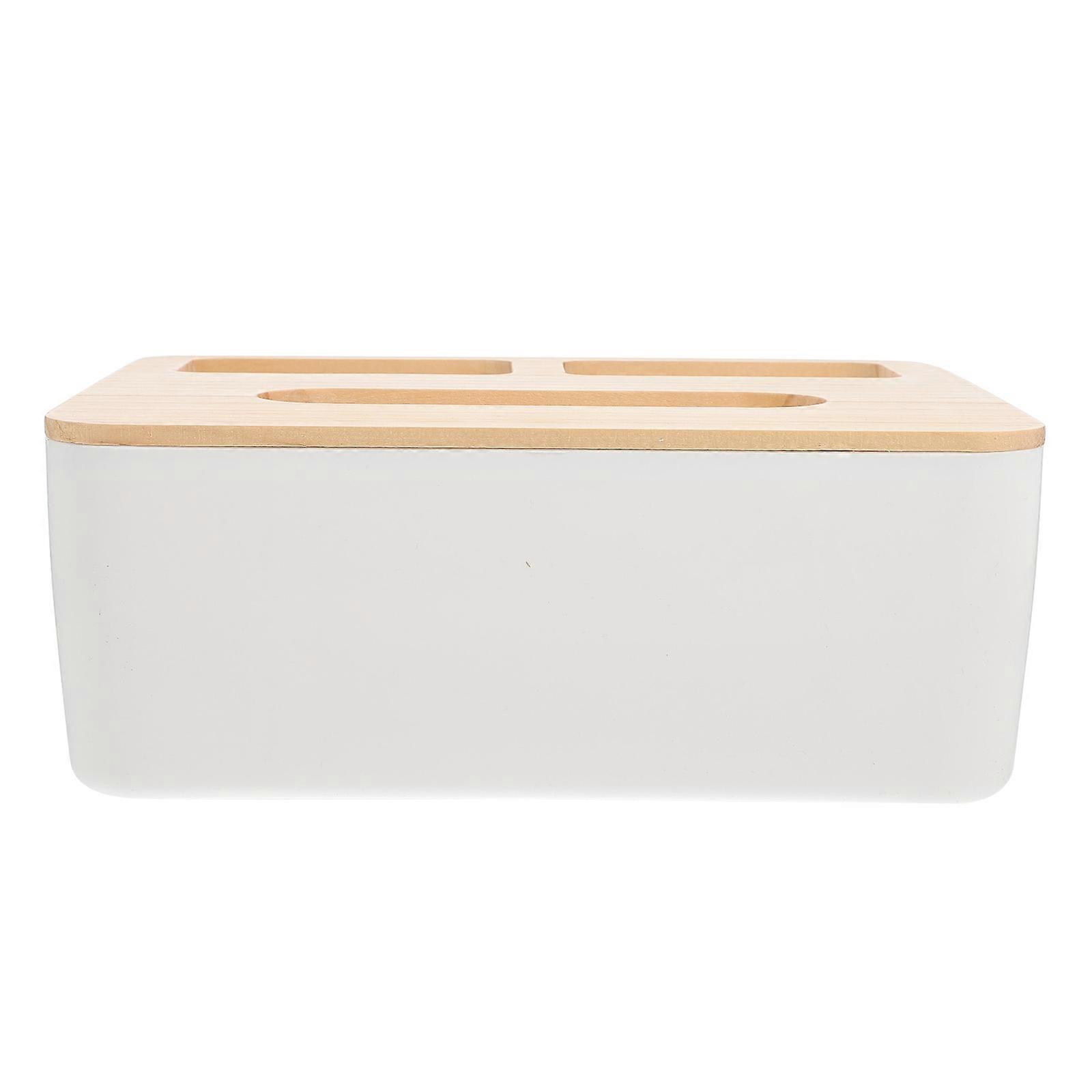 Napkin Container Wooden Storage Box for Storage 1Pcs Assorted Color