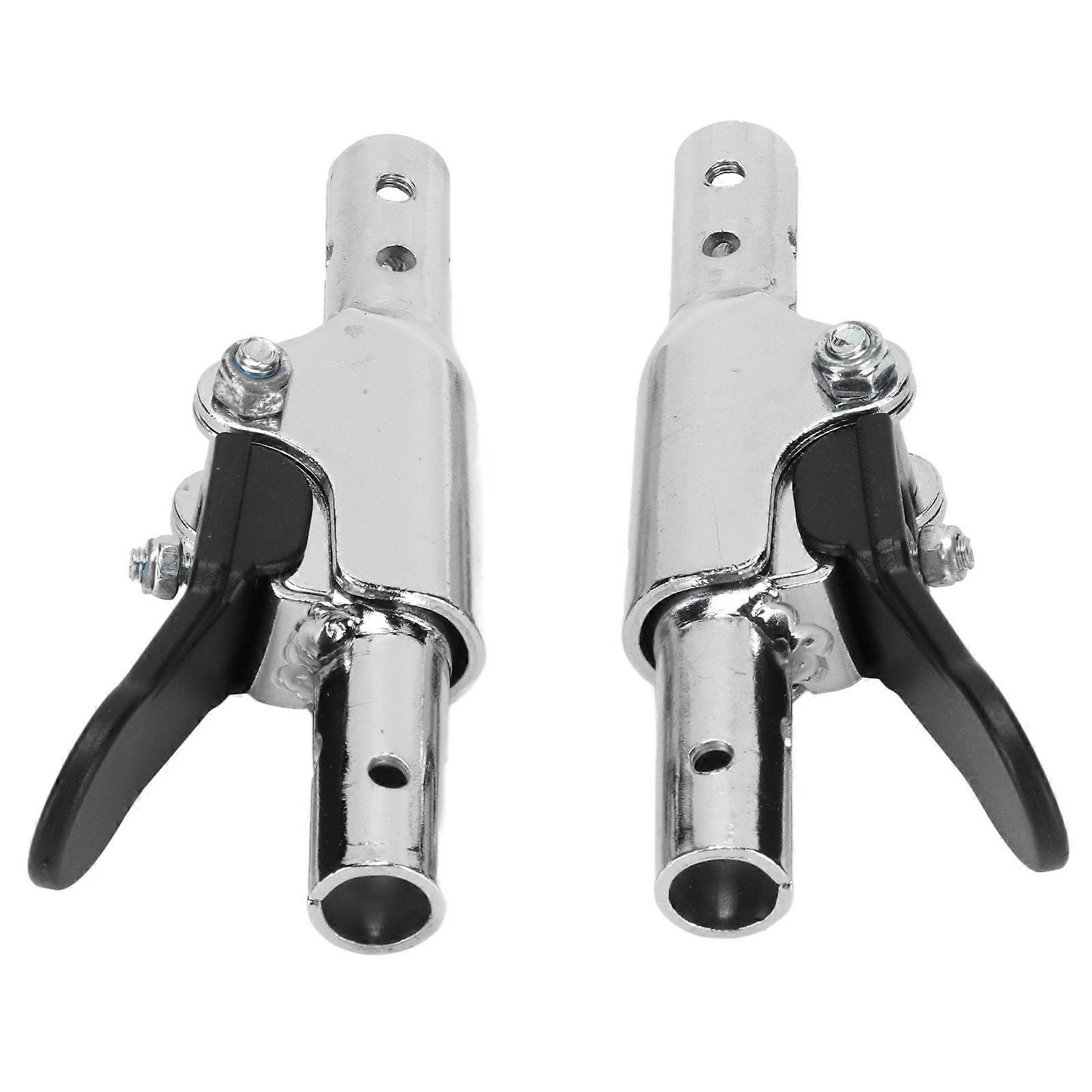 1 Pair Wheelchair Back Folder Rustless Stainless Steel Long Lasting Backrest Folding Switch