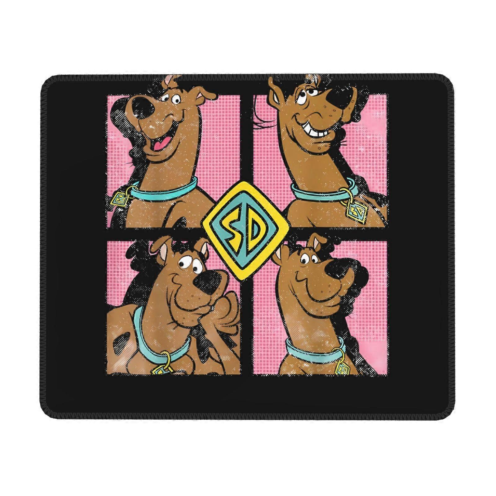 Scooby-Doo Rubber Lock Edge Musmatta, Skrivbord Pad, Skrivplatta, Multi Code Game Pad Musmattor för datorer Mus Musmatta
