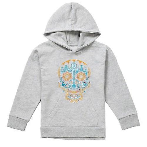 Coco Childrens/Kids Colorful Day Of The Dead Skull Miguel Dante Heather Hoodie