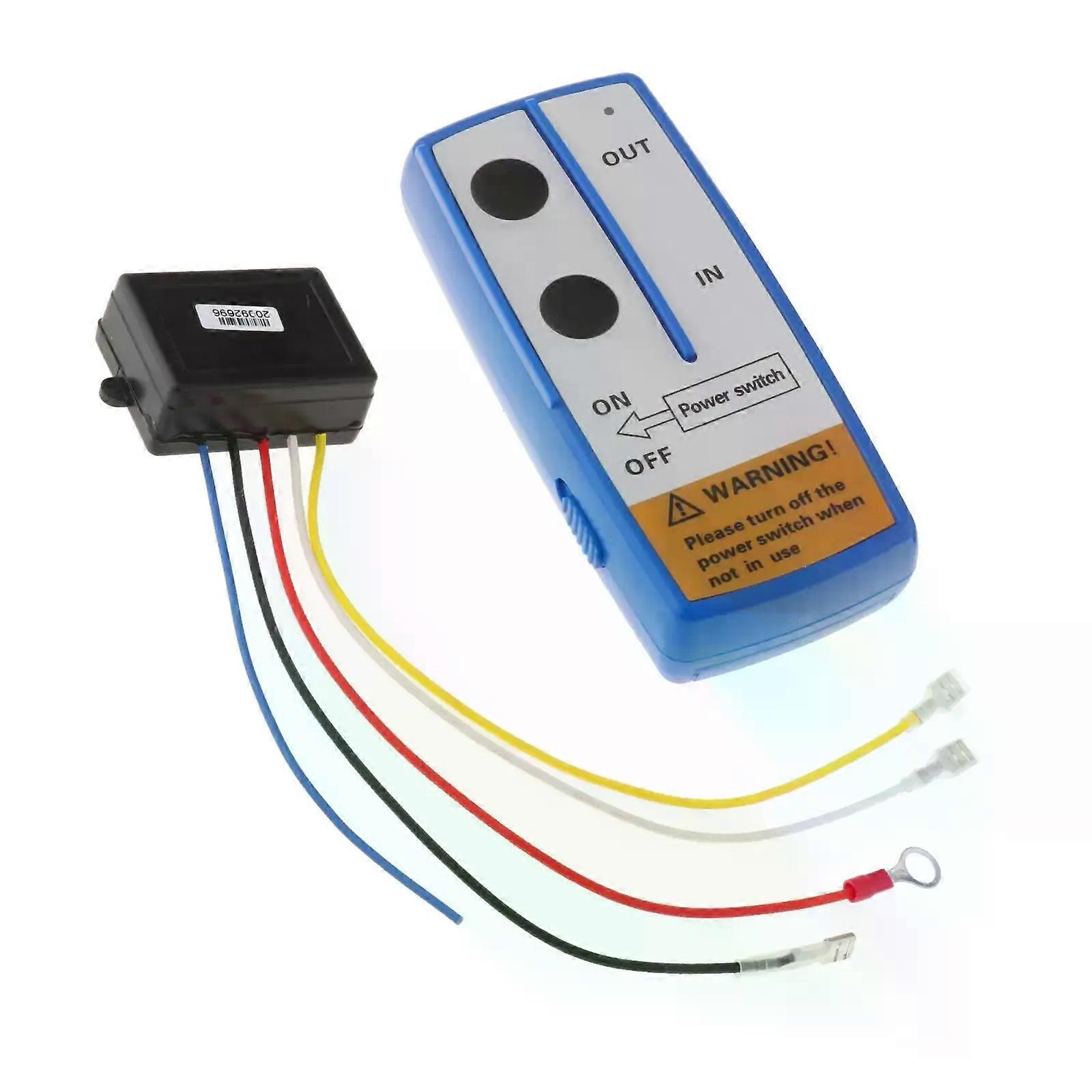 New 12V Wireless Winch Remote Control Switch for Jeep SUV Easy To Install