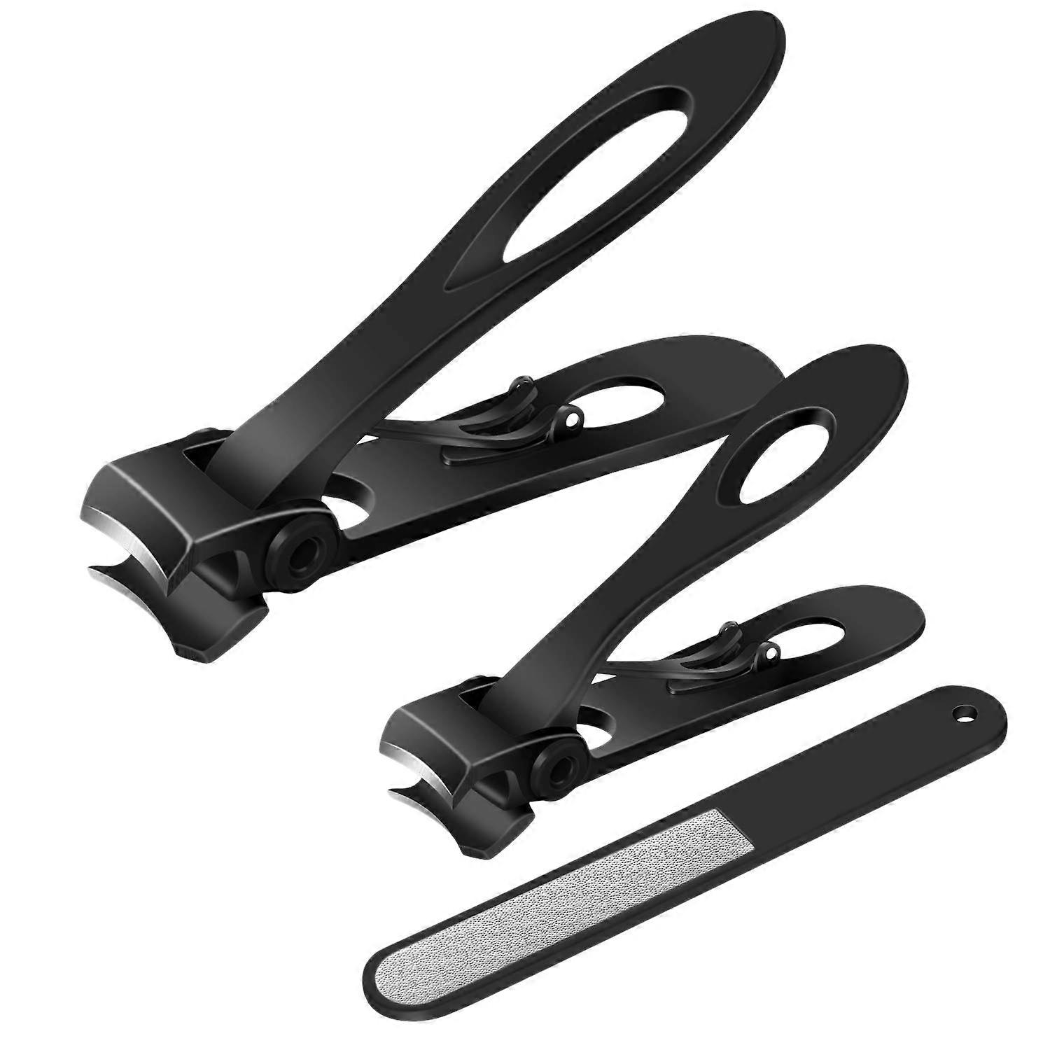 4Pc Finger Nail and Toe Nail Clippers Set Suitable for Thick Nails -B