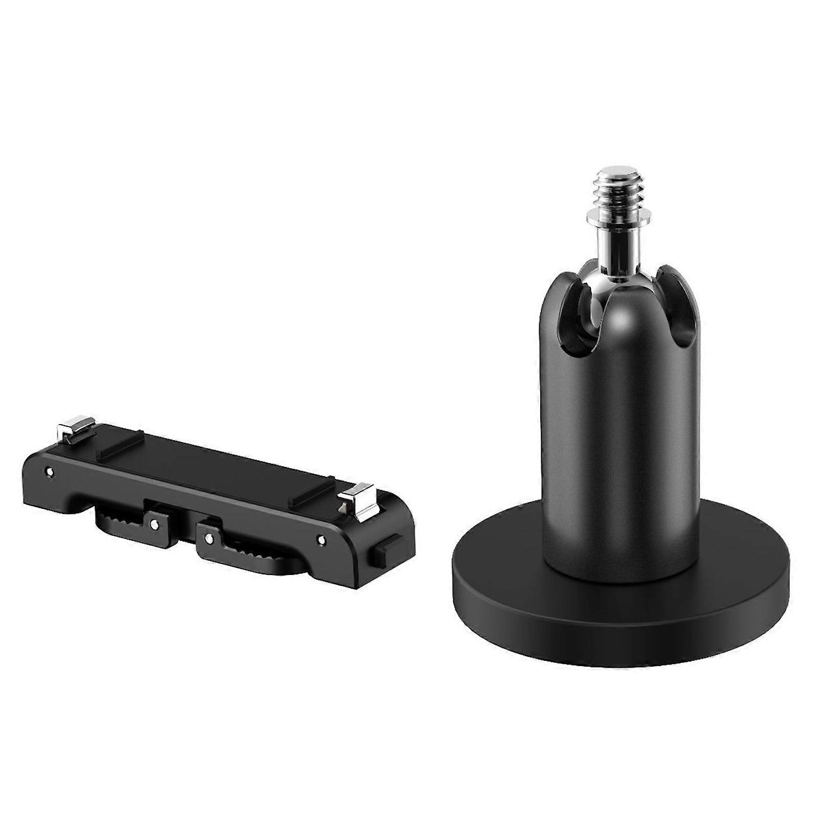 Magnetic Quick Release Mount for Sports Camera, Aluminum Alloy Magnetic Adapter with Base, Replacement for Insta360 GO3, Durable Secure Attachment