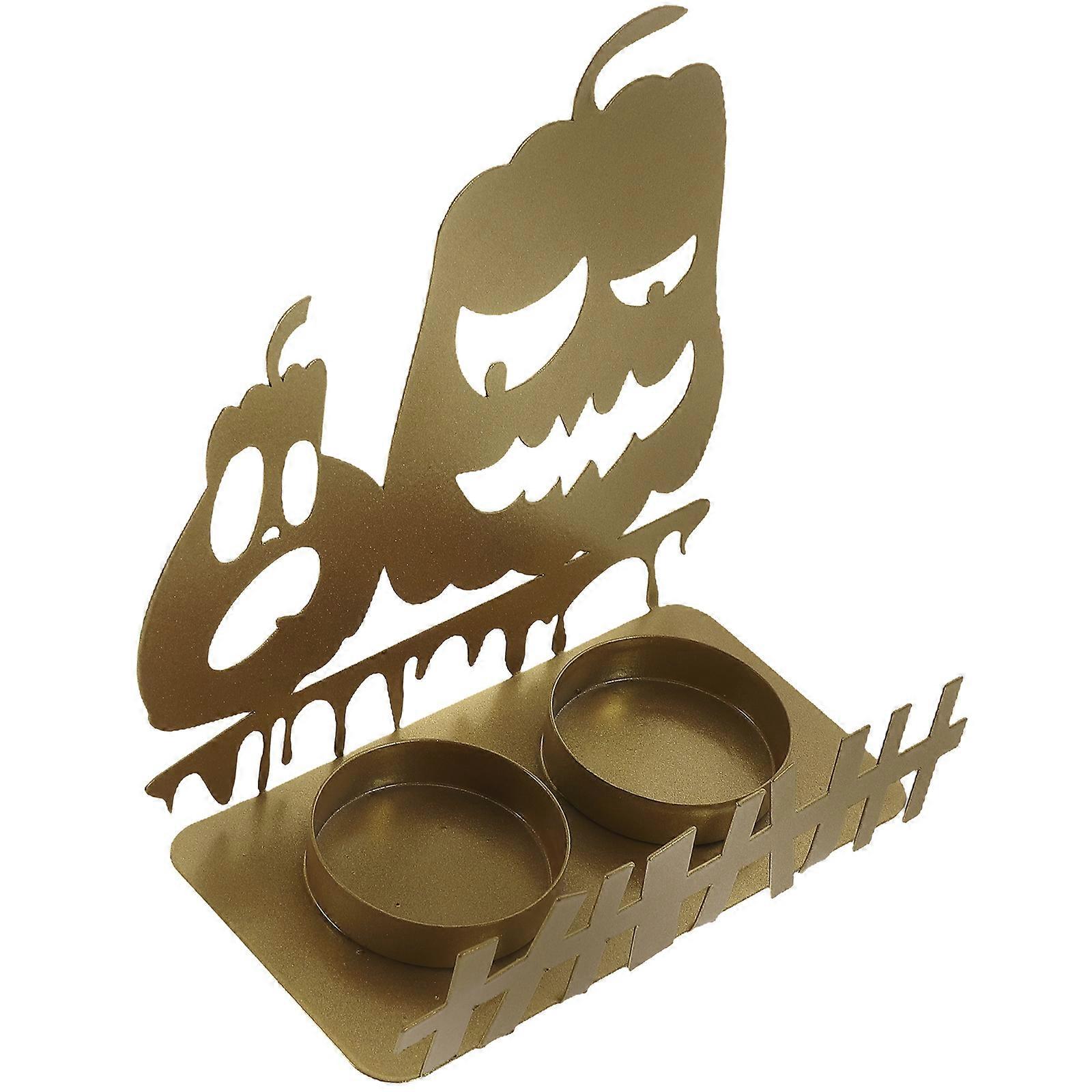 Halloween Ghost Projection Candle Holder for Party Decoration 3Pcs Set