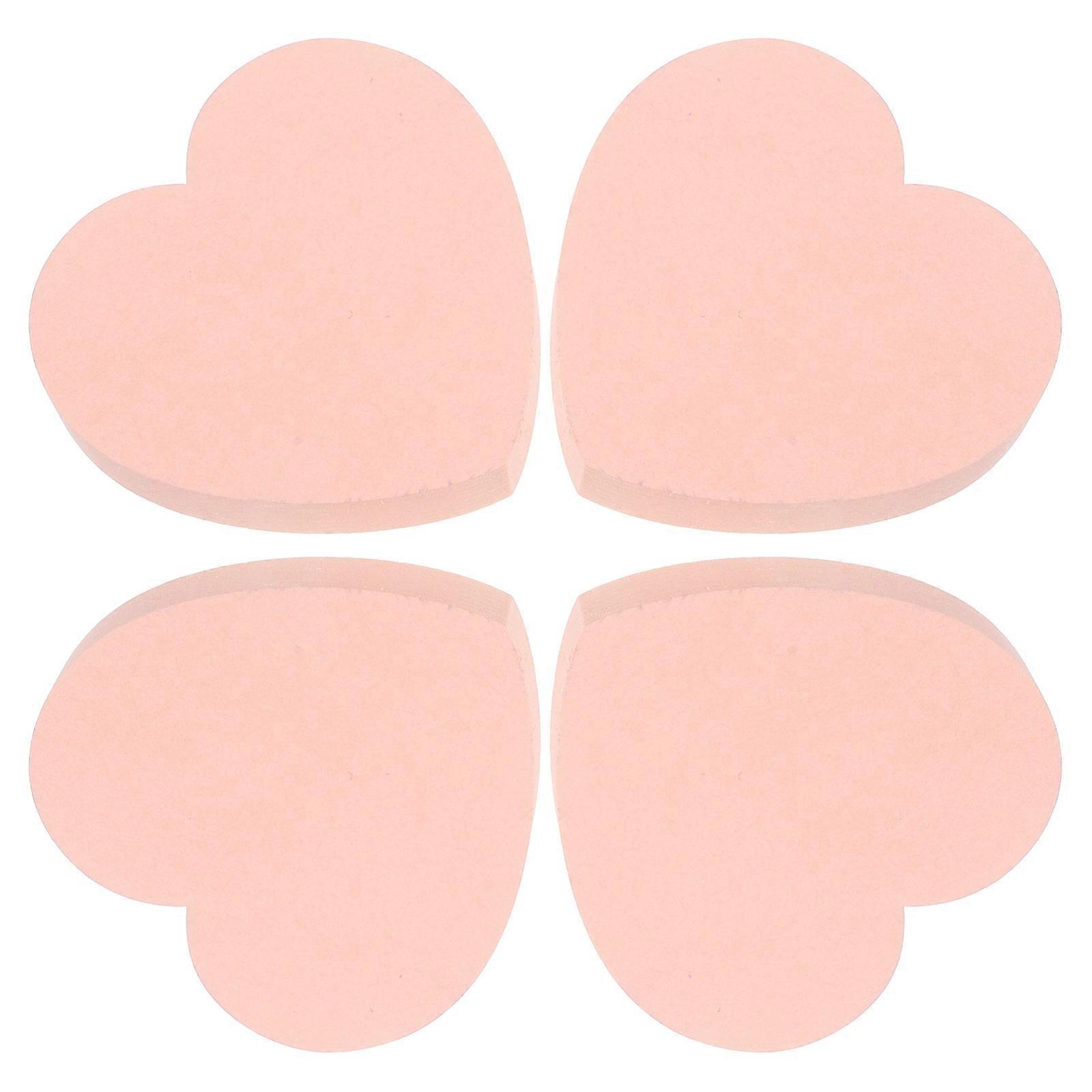 Adhesive Note Pads Pink Memo Pads for Daily Use 4Pcs 4 Books Set