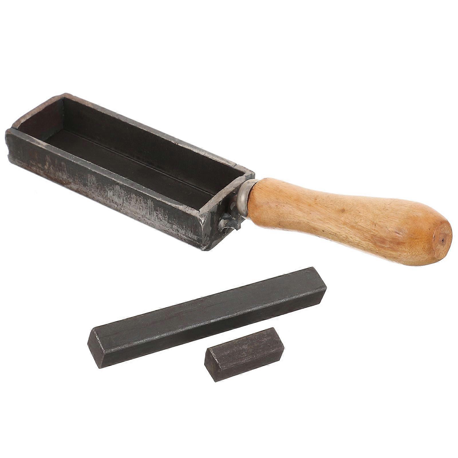 Iron Ingot Mold for Melting Gold Silver Casting Mold 4Pcs