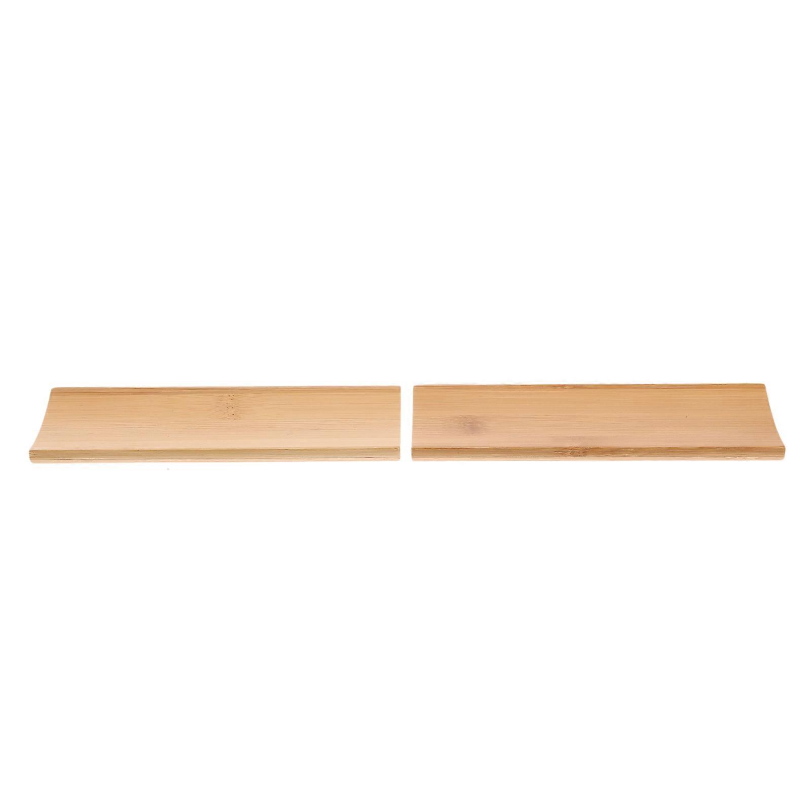 Sushi Display Plate Bamboo Sushi Plate for Restaurant Use 2Pcs Set