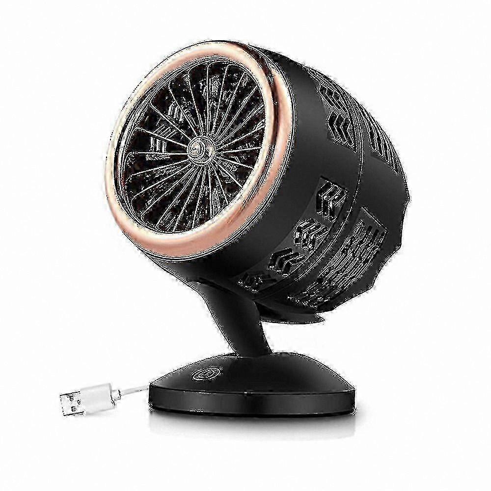 Portable USB-Powered Heater Fan with Thermostat for Home Use
