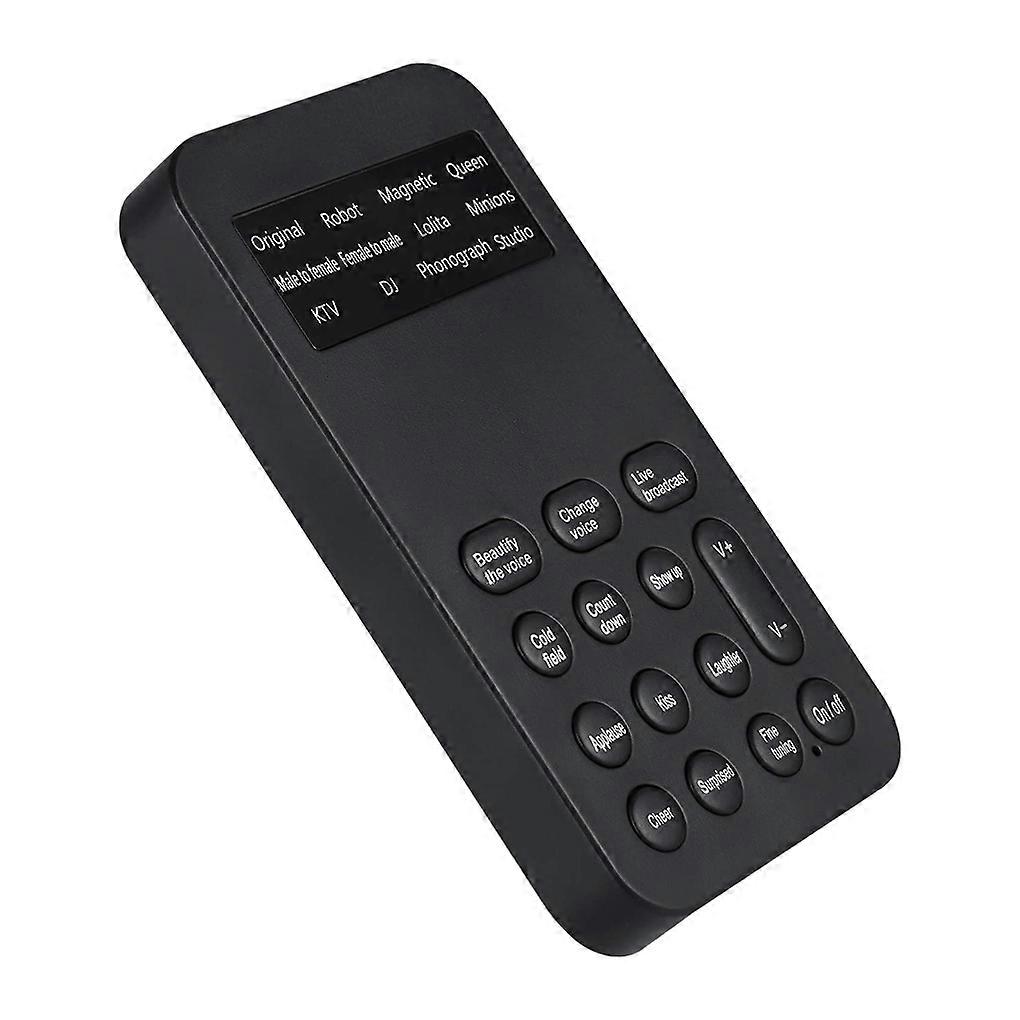 Stemvervormer Geluidsveranderende machine Handheld microfoon Stemconverter met geluidseffect