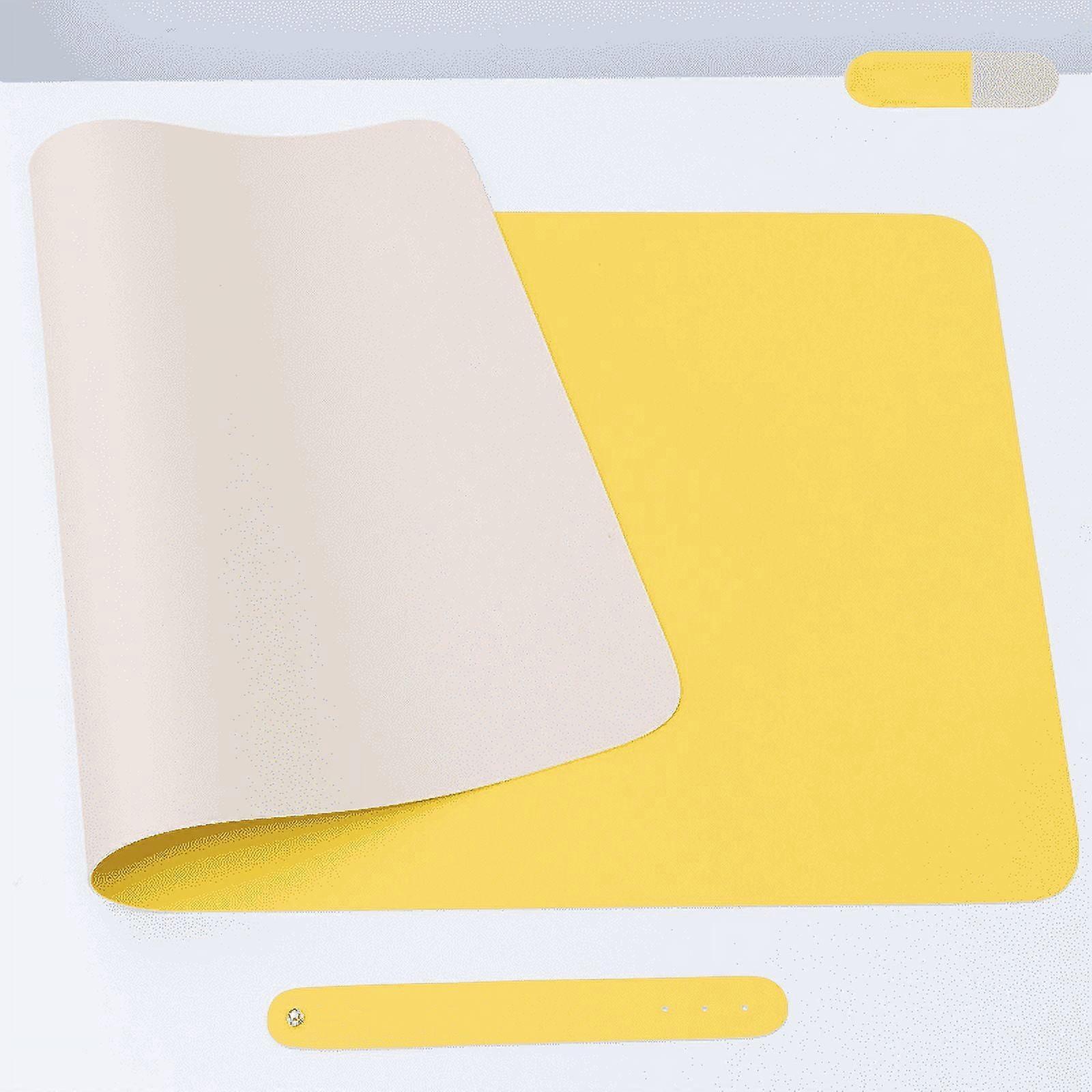 Desk Mat Large 24"x12" - Waterproof PU Leather, Smooth Surface, Soft Mouse Pad, Compatible with Office/Home Desktop