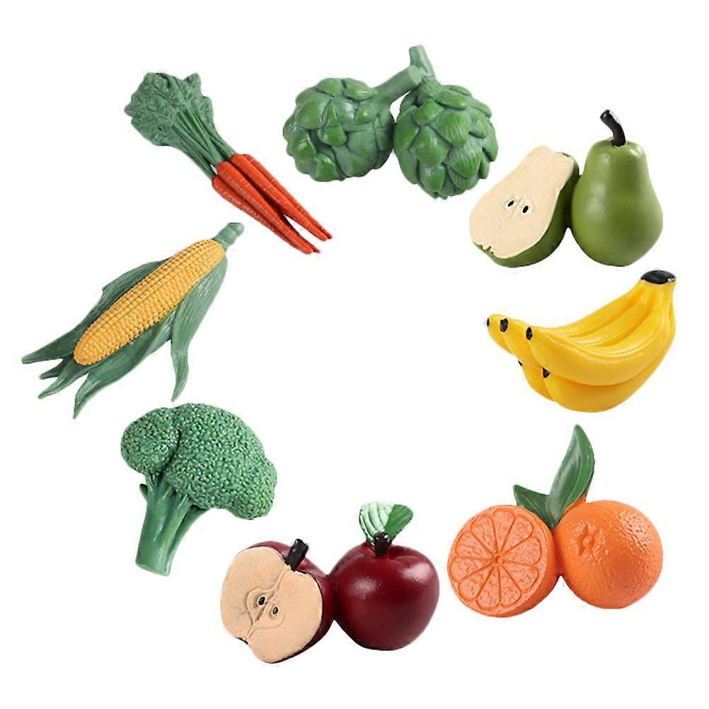 Mini Artificial Vegetables Decor for Decoration 40Pcs Assorted Plastic Vegetable Models