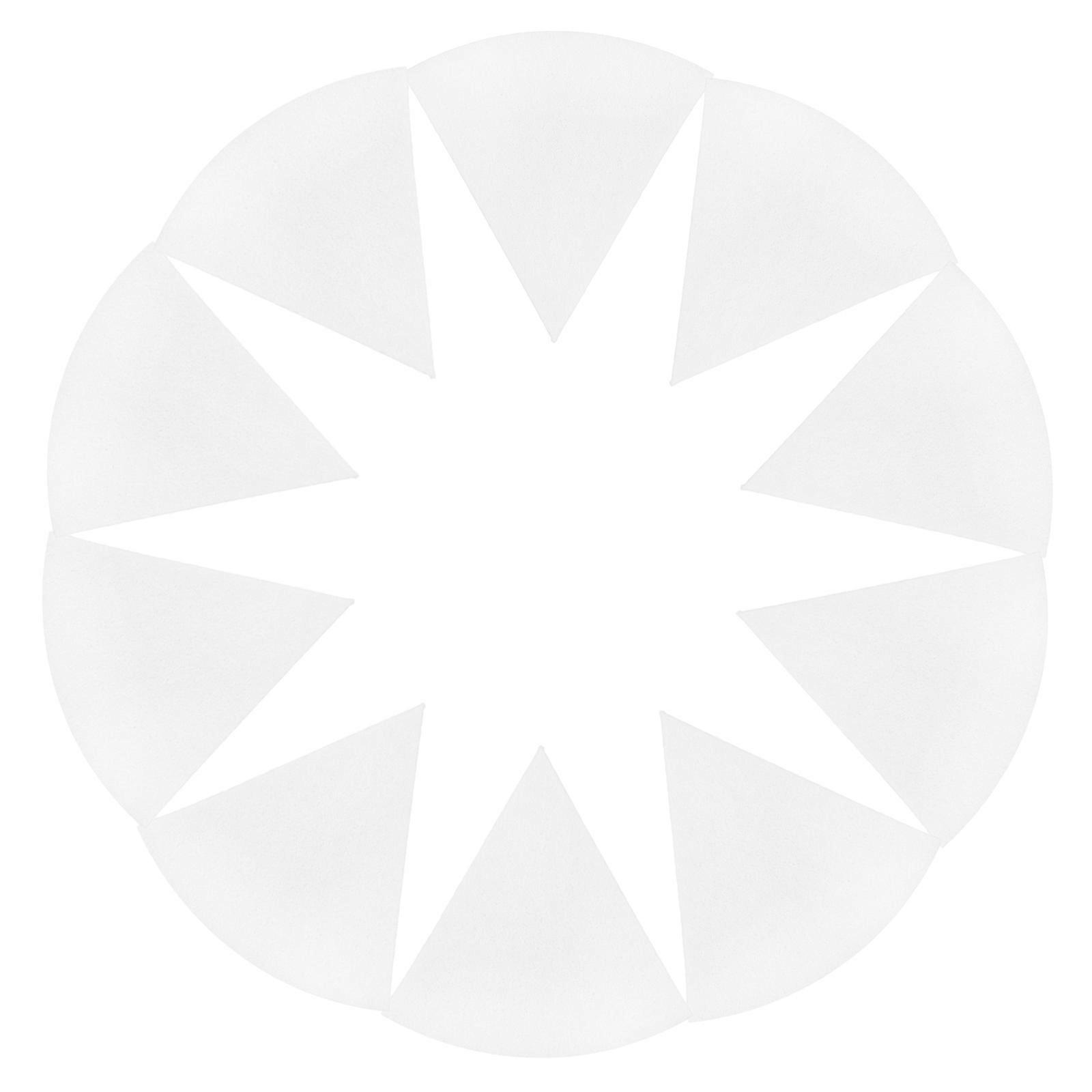 Makeup Puff Triangle for Makeup 36Pcs White Latex Powder