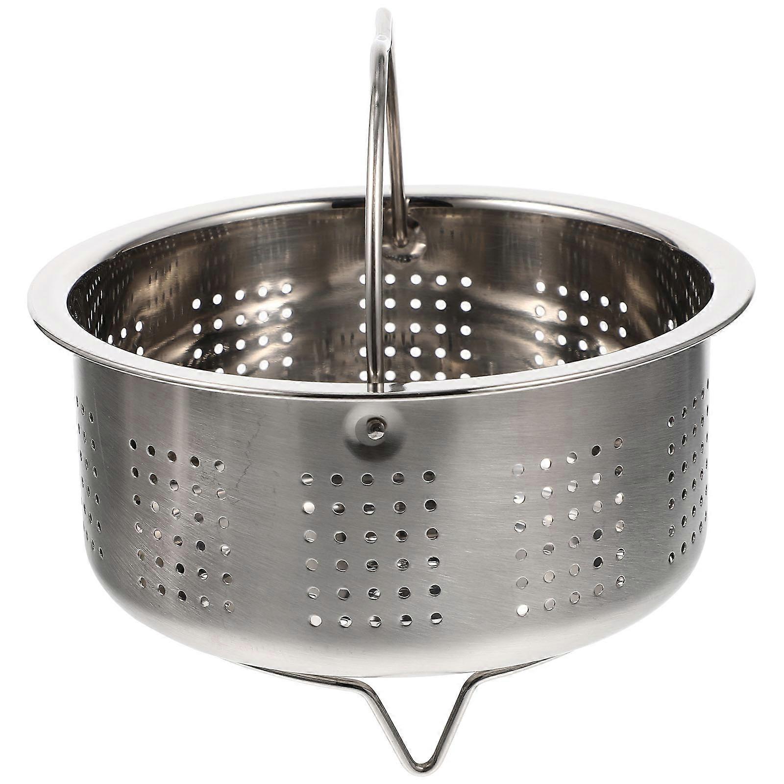 Steaming Basket Vegetable Steamer 3Pcs Stainless Steel for Dumpling Use