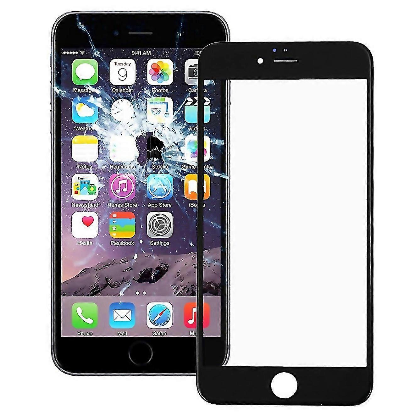 For Front Screen Outer Glass Lens With Front Lcd Screen Bezel Frame For Iphone 6
