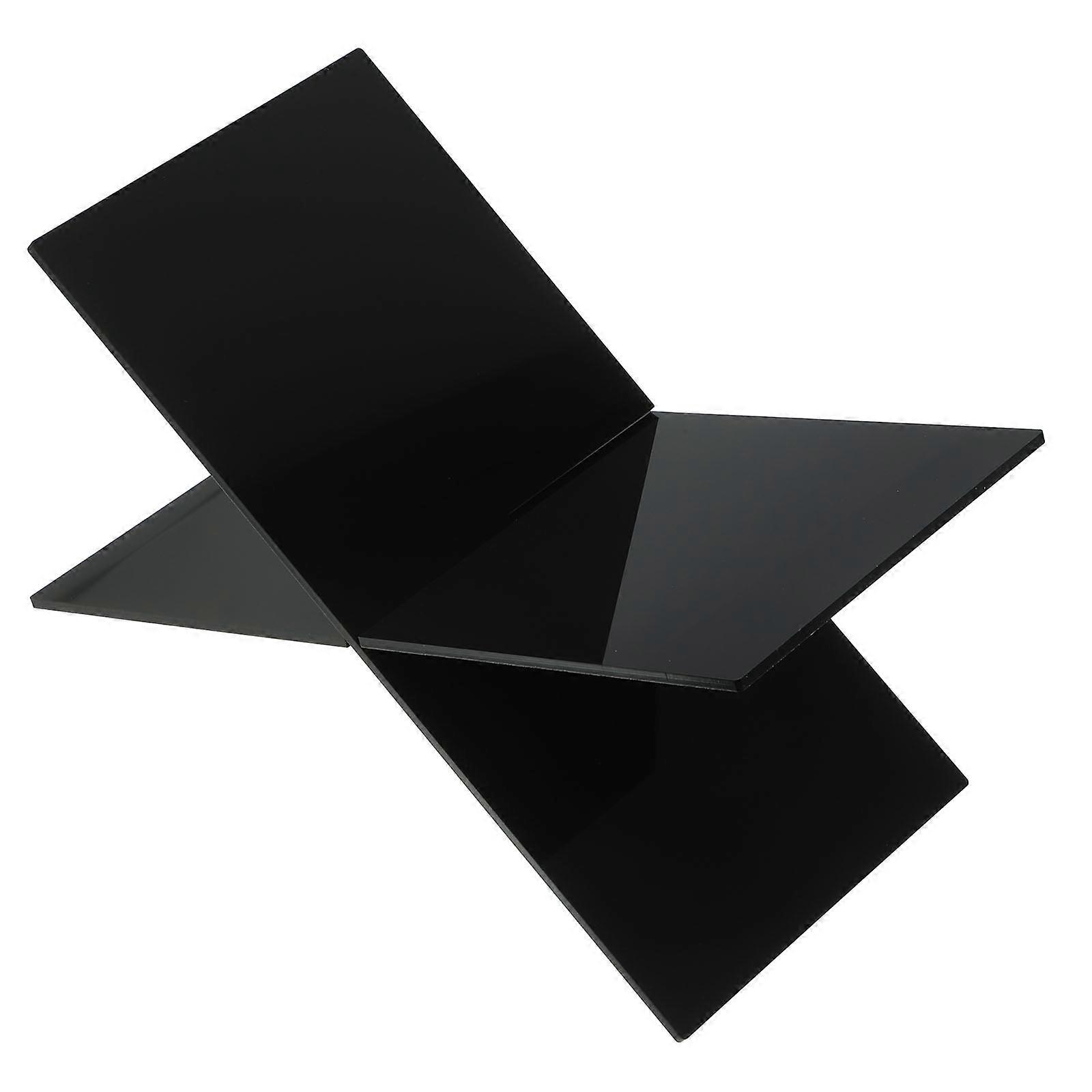 Kitchen Recipe Stand Acrylic Book Stand for Reading 3Sets Black