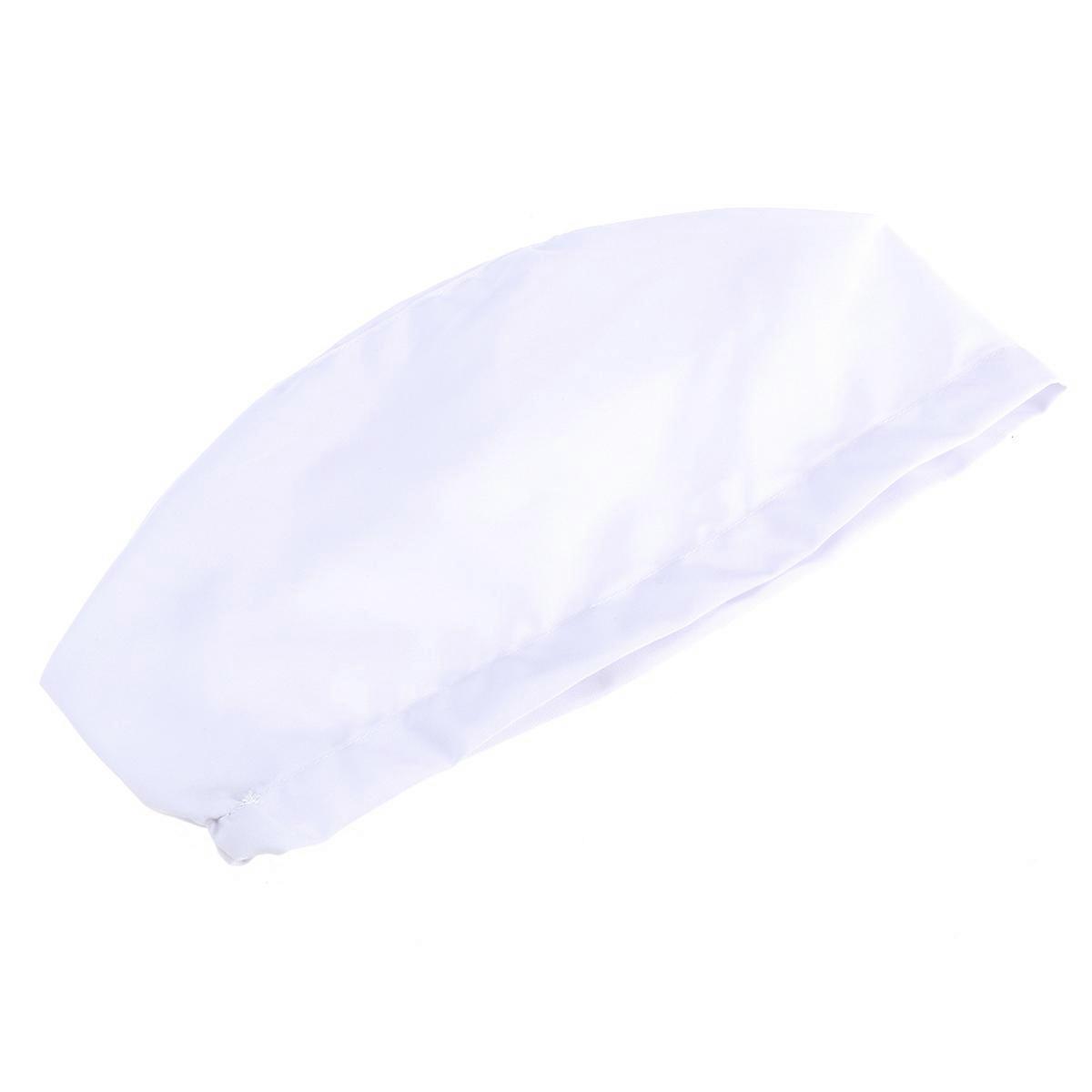 White Round Cotton Scrub Hat for Surgical Use Unisex Cap