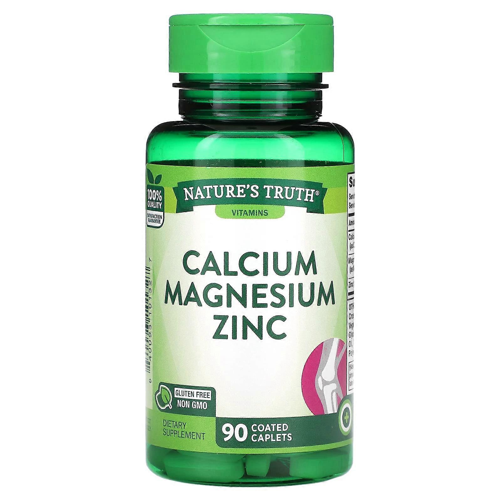 Calcium Magnesium Zinc, 90 Coated Caplets