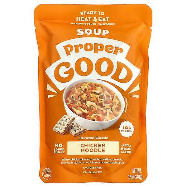 Proper Good, Inc, Chicken Noodle Soup, 12 oz (340 g)