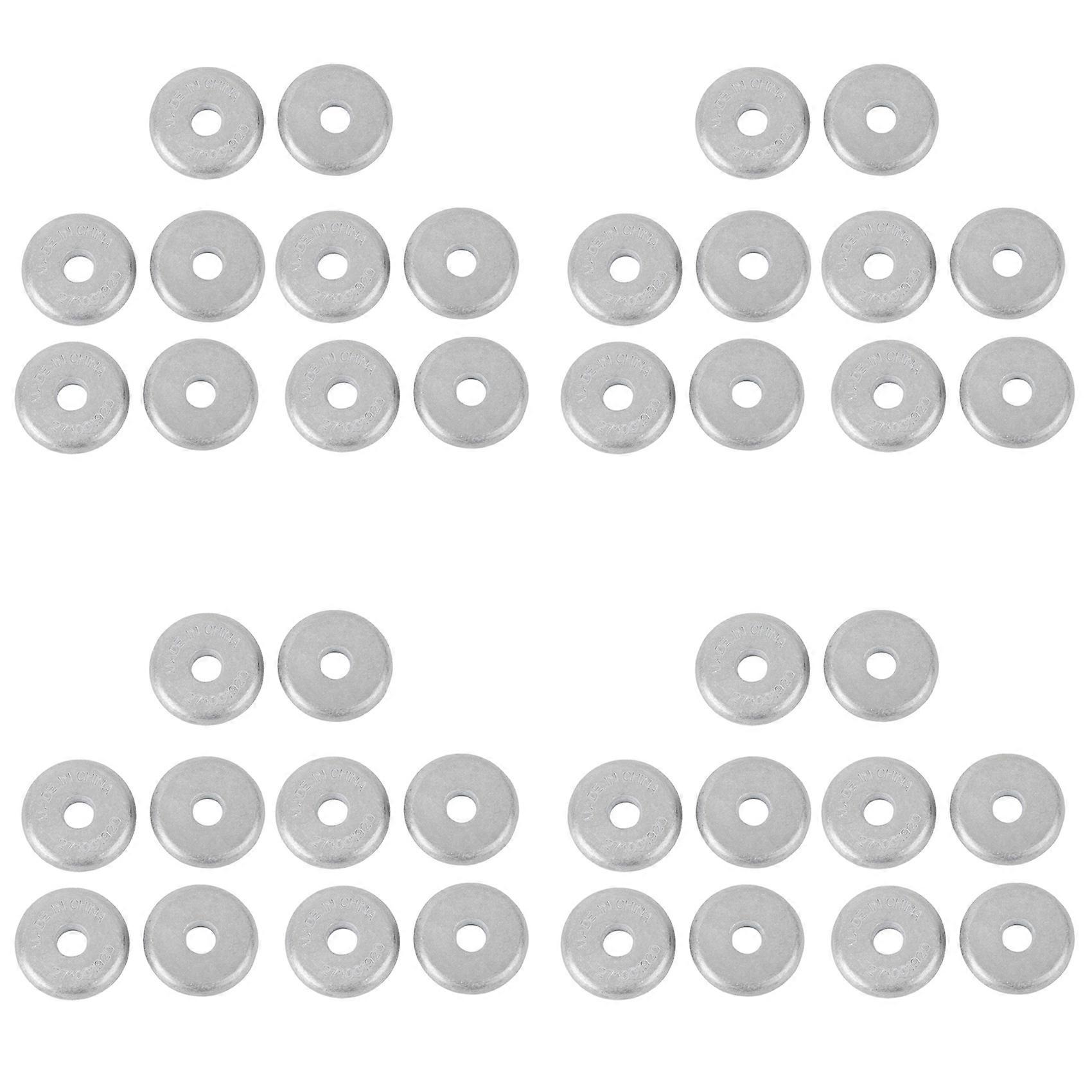 40Pcs Motorboat Anode Anti-Corrosion Zinc Block 271001920 for Sea-Doo BRP RXP RXT GTI GTX Anode Zinc