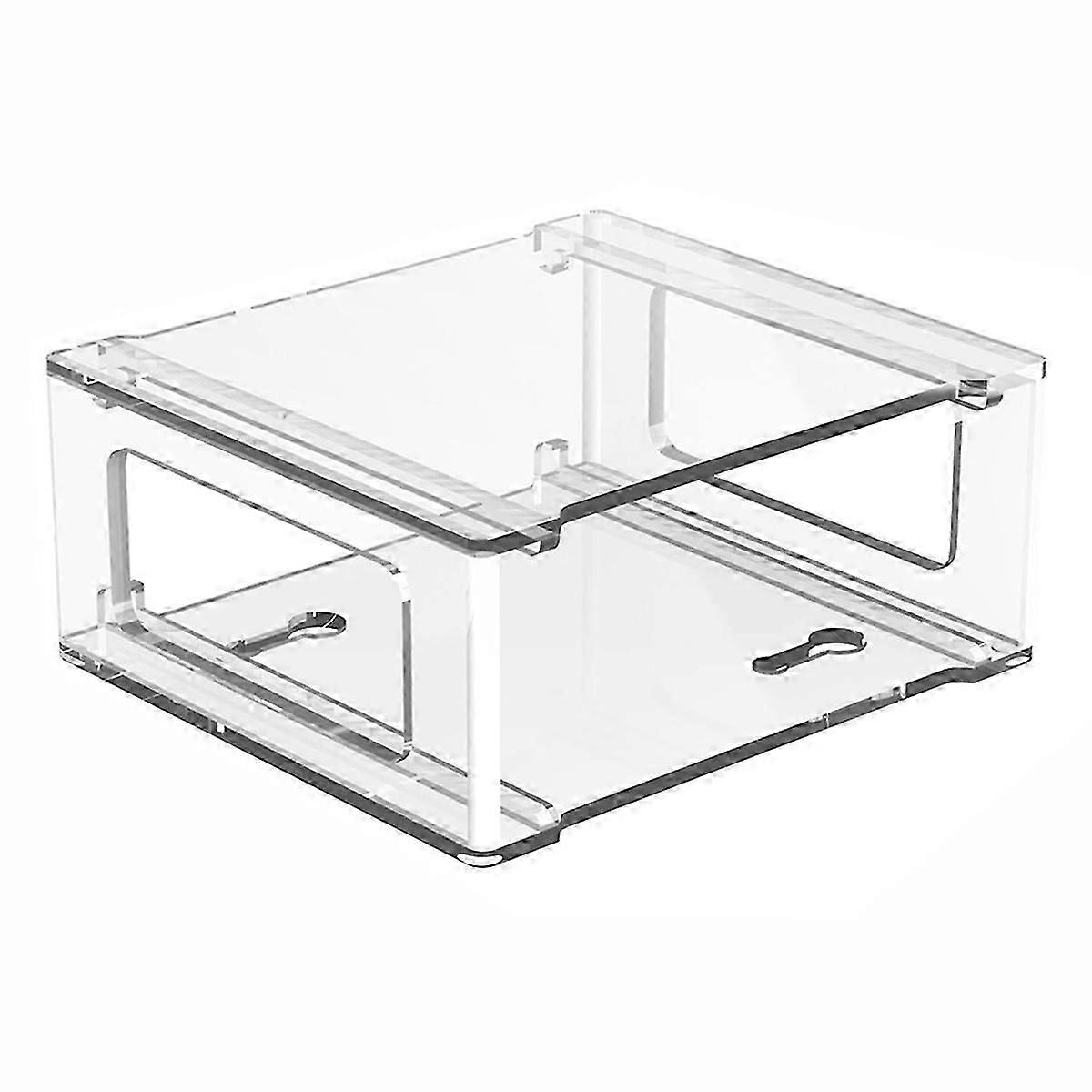 Wall Mount and Under Desk Mount Stand Holder for S12 Pro Mini PC N100 Computer Host Stand with Screw