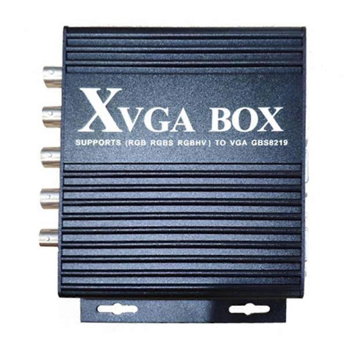 GBS-8219 Industrial Video Converter XVGA BOX RGB to VGA RGBS to VGA Video Converter for Industrial,Shopping, EU Plug