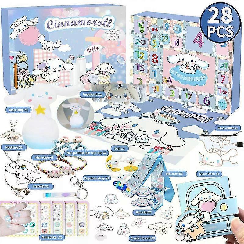Χριστουγεννιάτικο Ημερολόγιο Advent 2025 Kuromi My Melody Cinnamoroll Sanrio Αξεσουάρ παιχνιδιών Χριστουγεννιάτικο Ημερολόγιο αντίστροφης μέτρησης Παιδικά δώρα