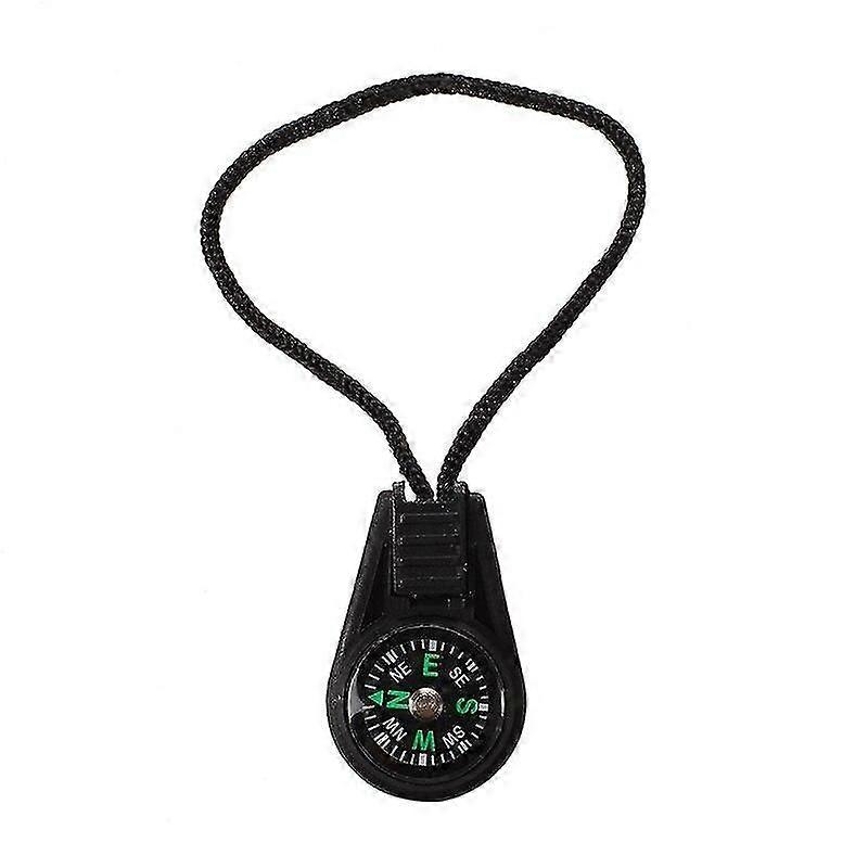 Mini Travel Mountaineering Portable Compass With Lanyard Compass Multi Function Measuring Tool