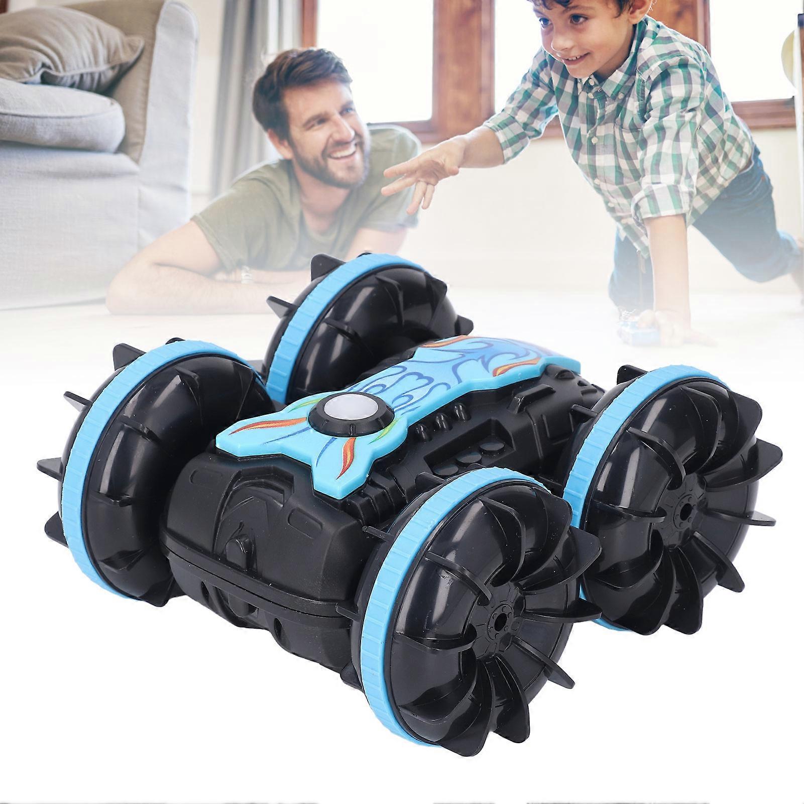 Amphibious Remote Control Car Rechargeable 2.4Ghz 360° Flips Rotation All Terrain Rc Car Beach Water Toy for Kids 