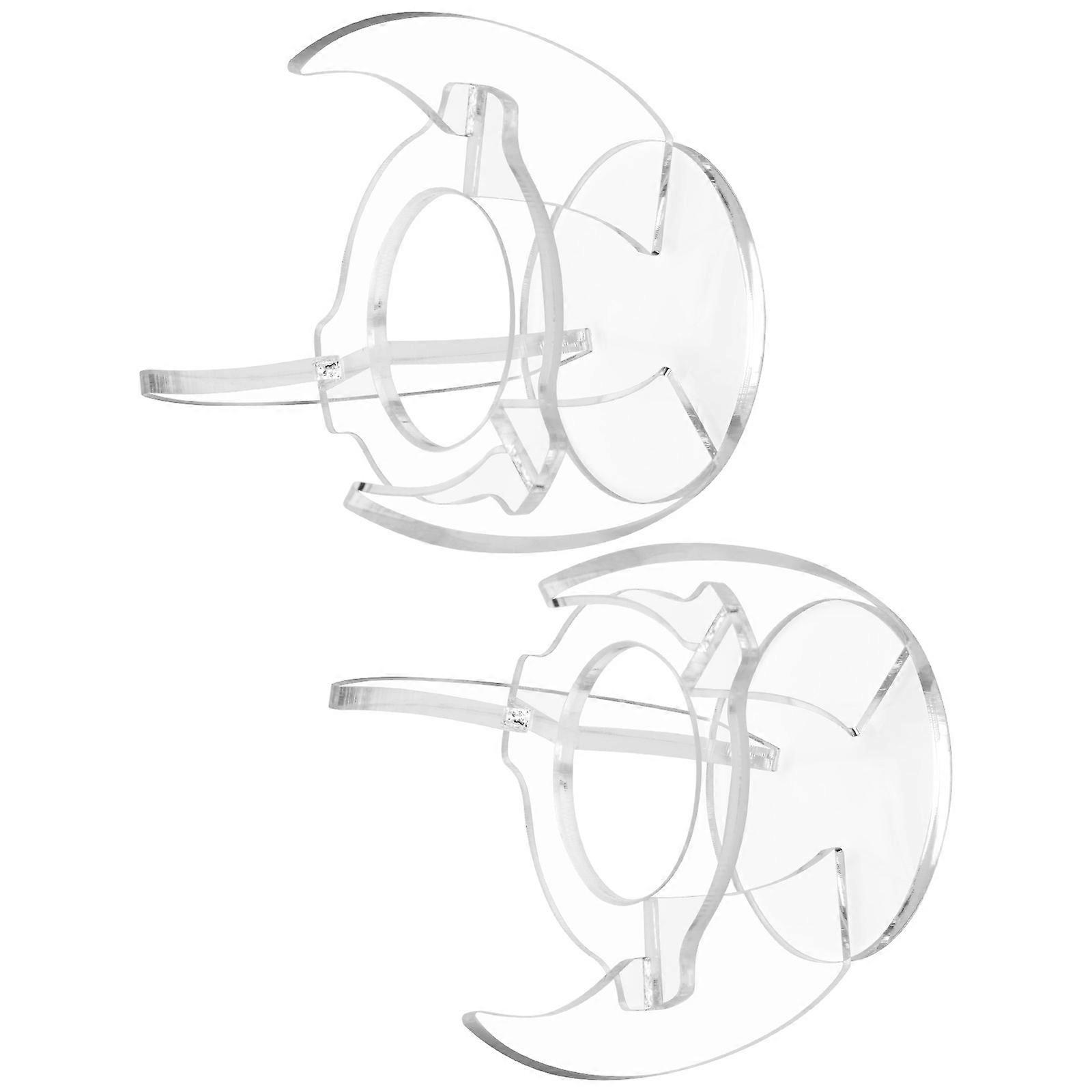 Sleek Open Frame Holder for Controller Make Of Premium Acrylic Material Includes Secure Anti Slip Base For Stability Multicolor