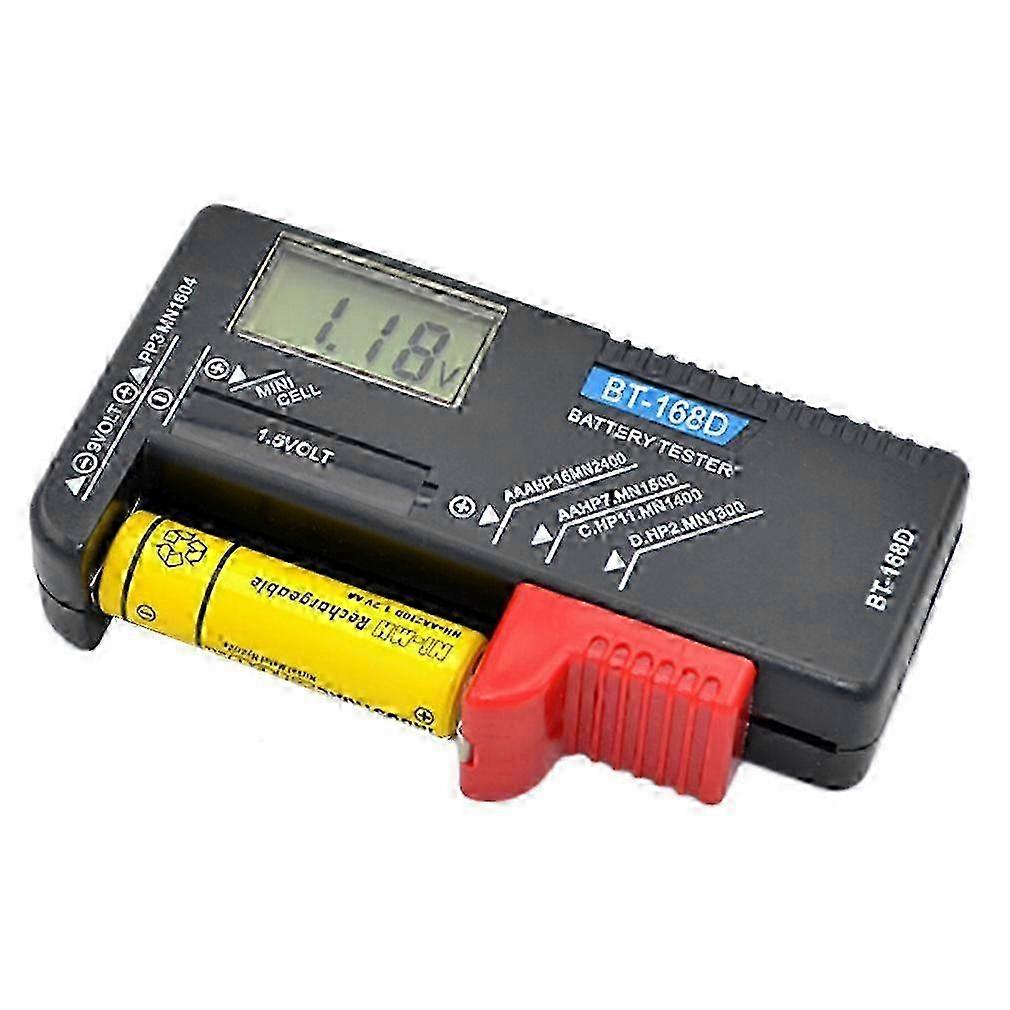 AAA AA C D Battery Tester BT-168D 1.5V 9V Button Cell Rechargeable