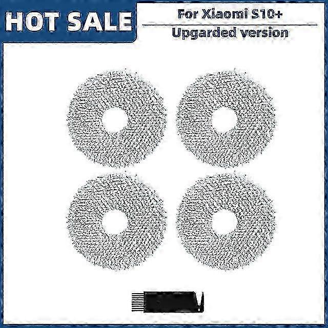 Compatible For Xiaomi Robot Vacuum S10+ / S10 Plus B105 Spare Parts Accessories Main Side Brush Hepa Filter Mop Rag Cloth
