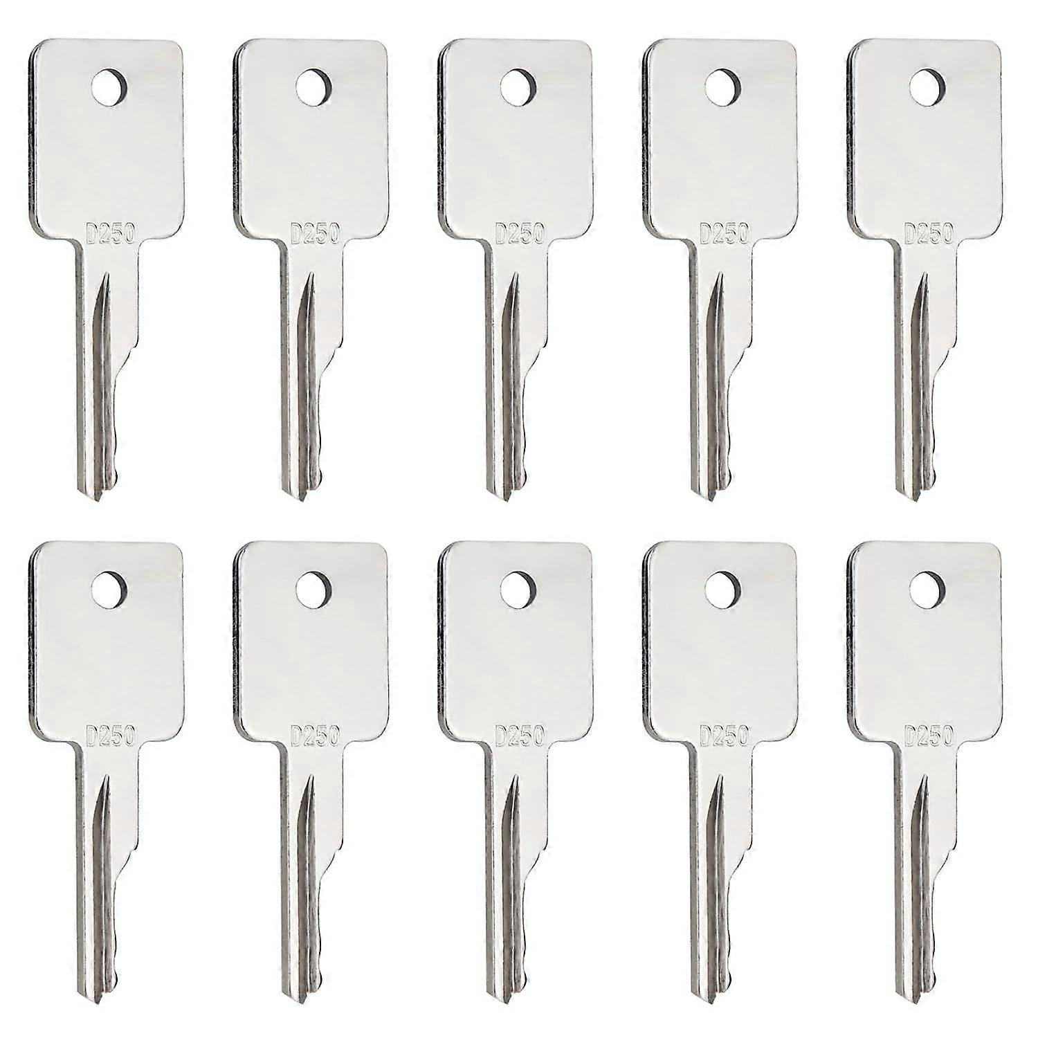 D250 Heavy Equipment Ignition Key for Bobcat Case IH Skid Steer Terex Broce Genie Grove JL