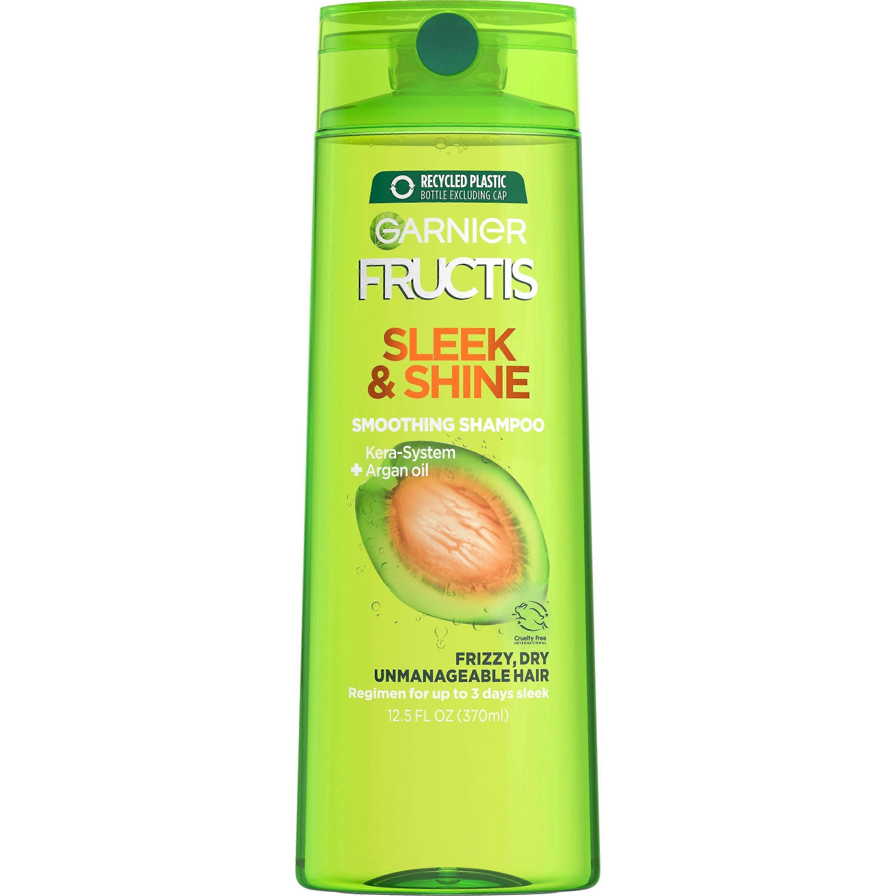 座 Fructis なめらかな・ シャイン シャンプー、12.5 オンス