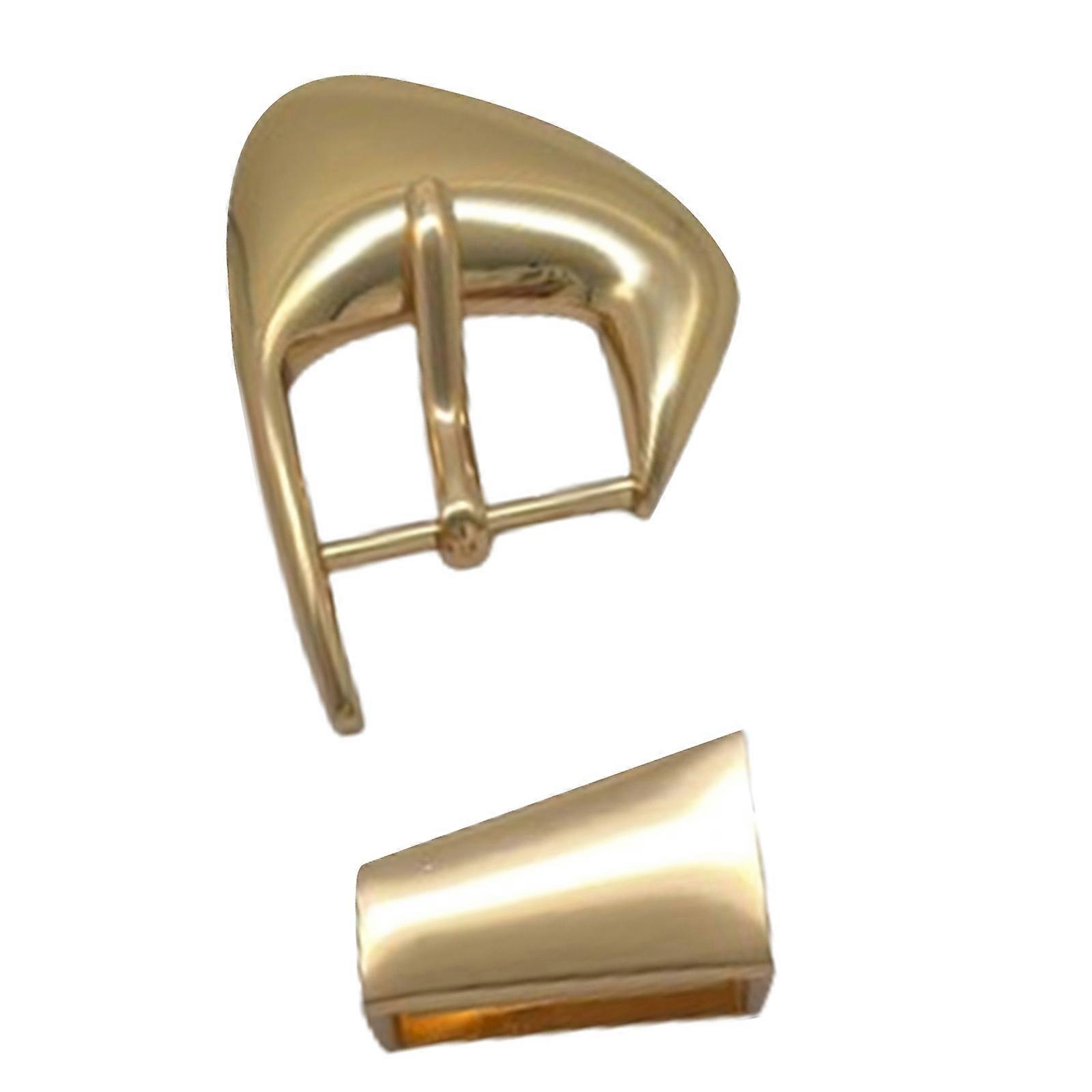 Fashion Forward Trapezium Belt Hardware With Secure Pin Lock System Comfortable Works With Multiple Belt Styles  light gold