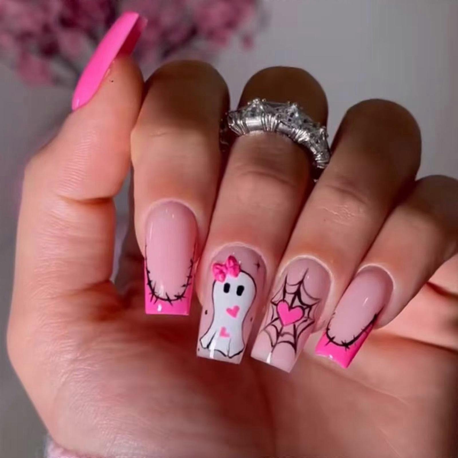 Adorable On Short Halloween Party Translucent ABS Material Easy Application Design Multicolor