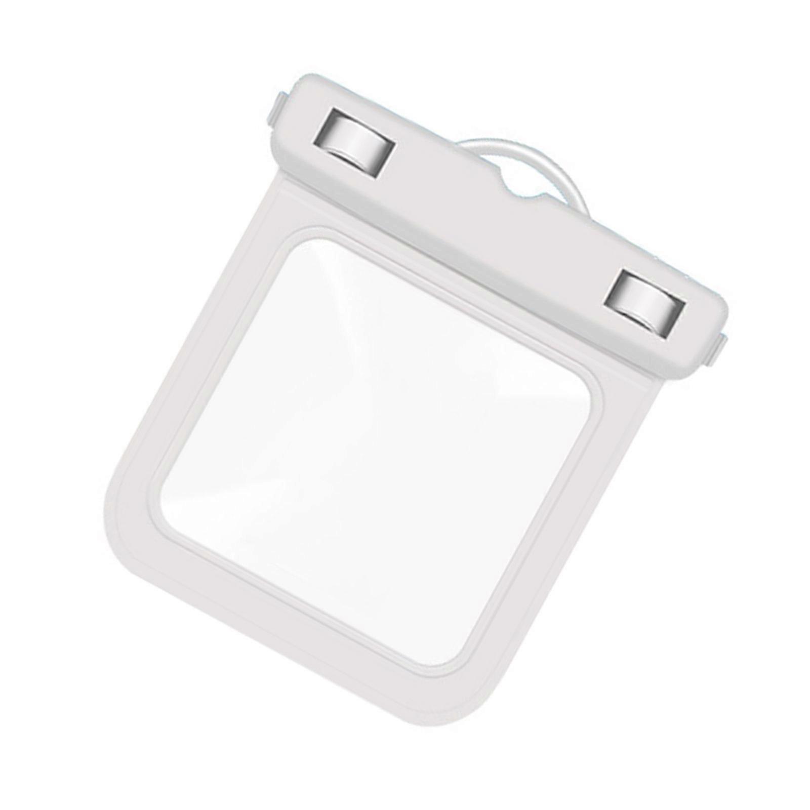 Dense Clear Impermeable Bag Car Protector With Cord D Hoop For Canoeing Rowing Snow Sports Holds IDENTITY Credit Layouts Small Rudiments  White