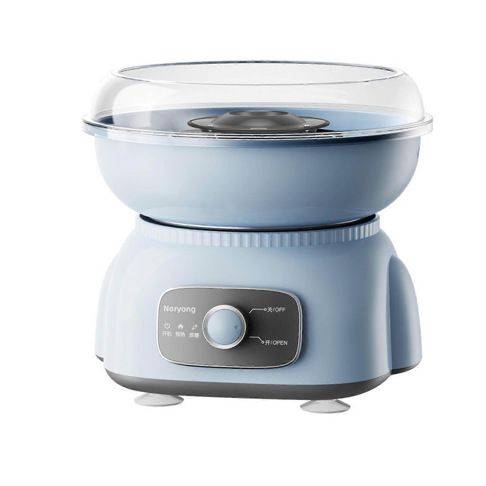 Professional Home Cottoncandy Machine 110V Quick Neat ABS Building Exemplary For Family Parties  Blue