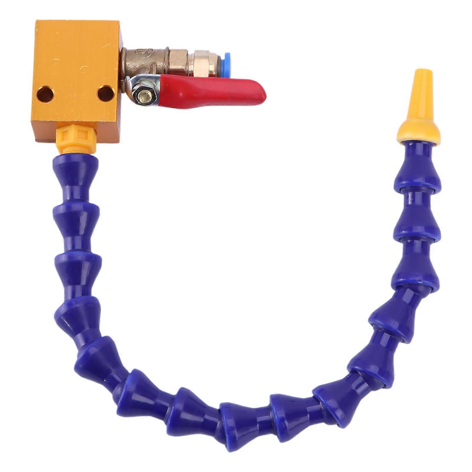 Mist Coolant Lubrication Spray System For 8mm Air Pipe CNC Lathe Milling Drill  Blue