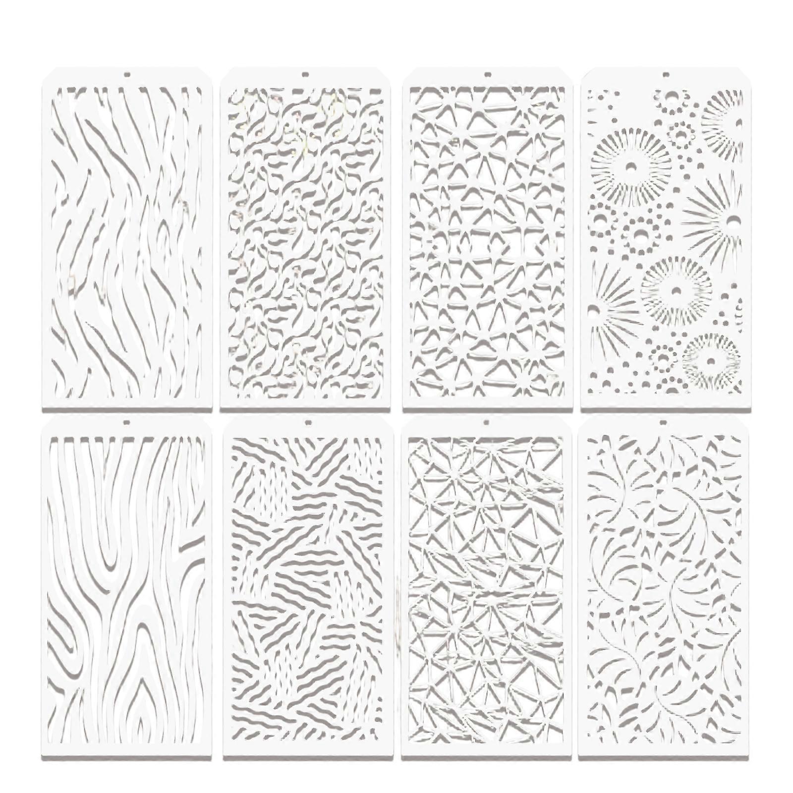 Artistic Reusable Stencil Template Design Tool With Friendly PET Materials For Multiple Medium Painting Applications Multicolor