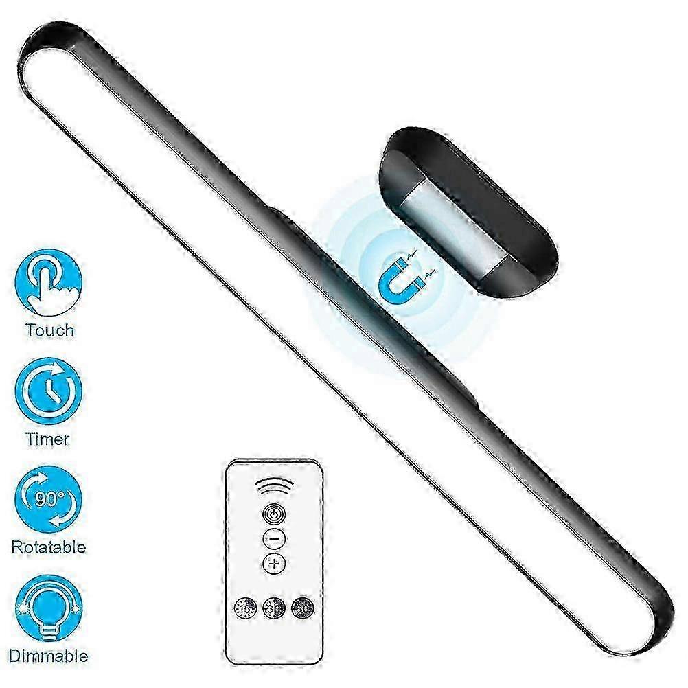 Wireless Rechargeable Dimmable Touch Lights, Adjustable Brightness and Color Temperature Under Cabinet LED with Magnetic Mount for Kitchen, Close