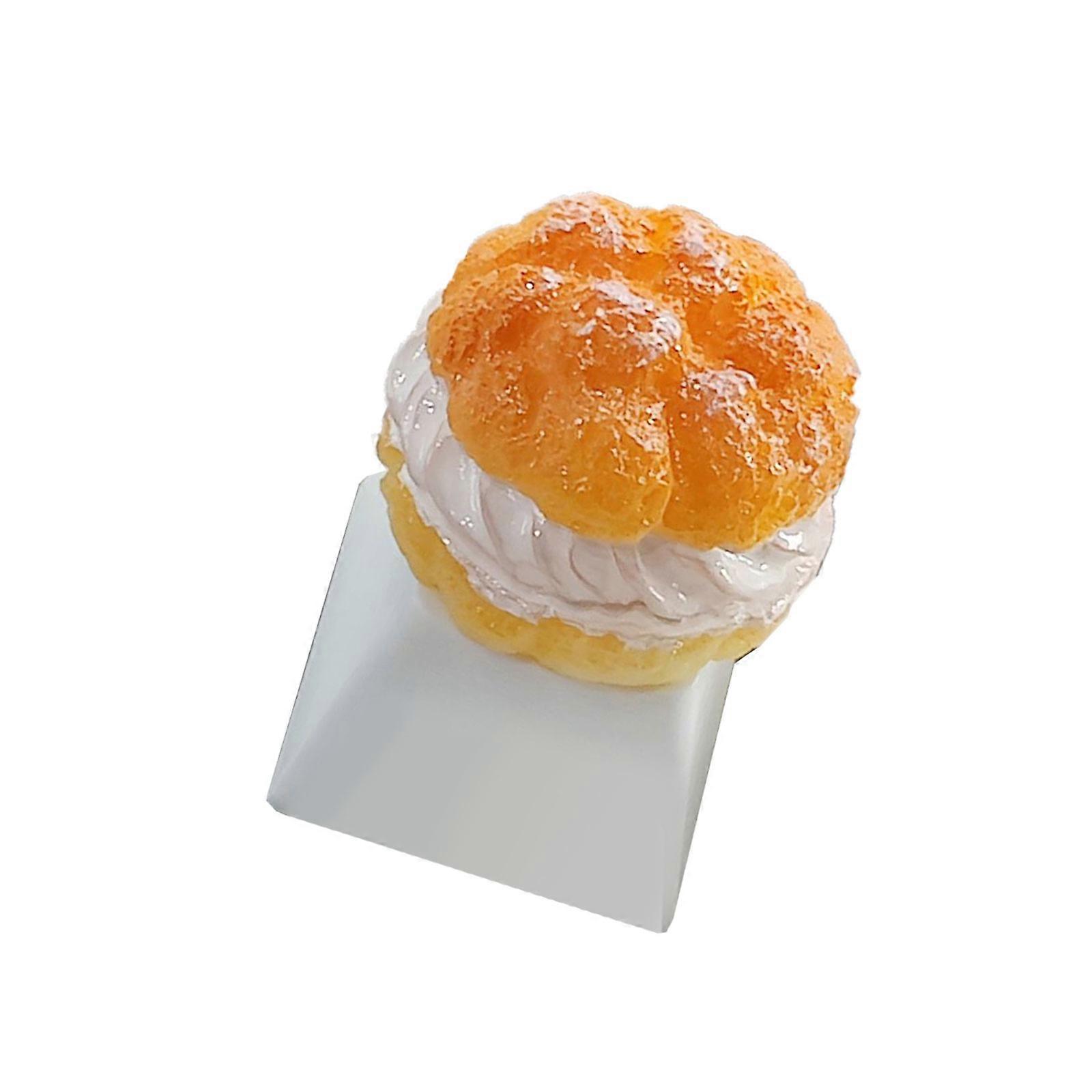 Creative Bakery Style Keyboards Keycap Smooth Surfaces Finish Comfortable Touch Responsive Design Wide Compatibility Multicolor