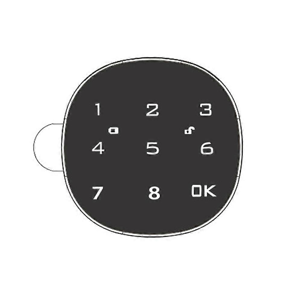 Digital Electronic Smart Mailbox Lock Touch Screen Lock File Iron Steel Desk Cabinet Door Password Keypad Lock 30MM