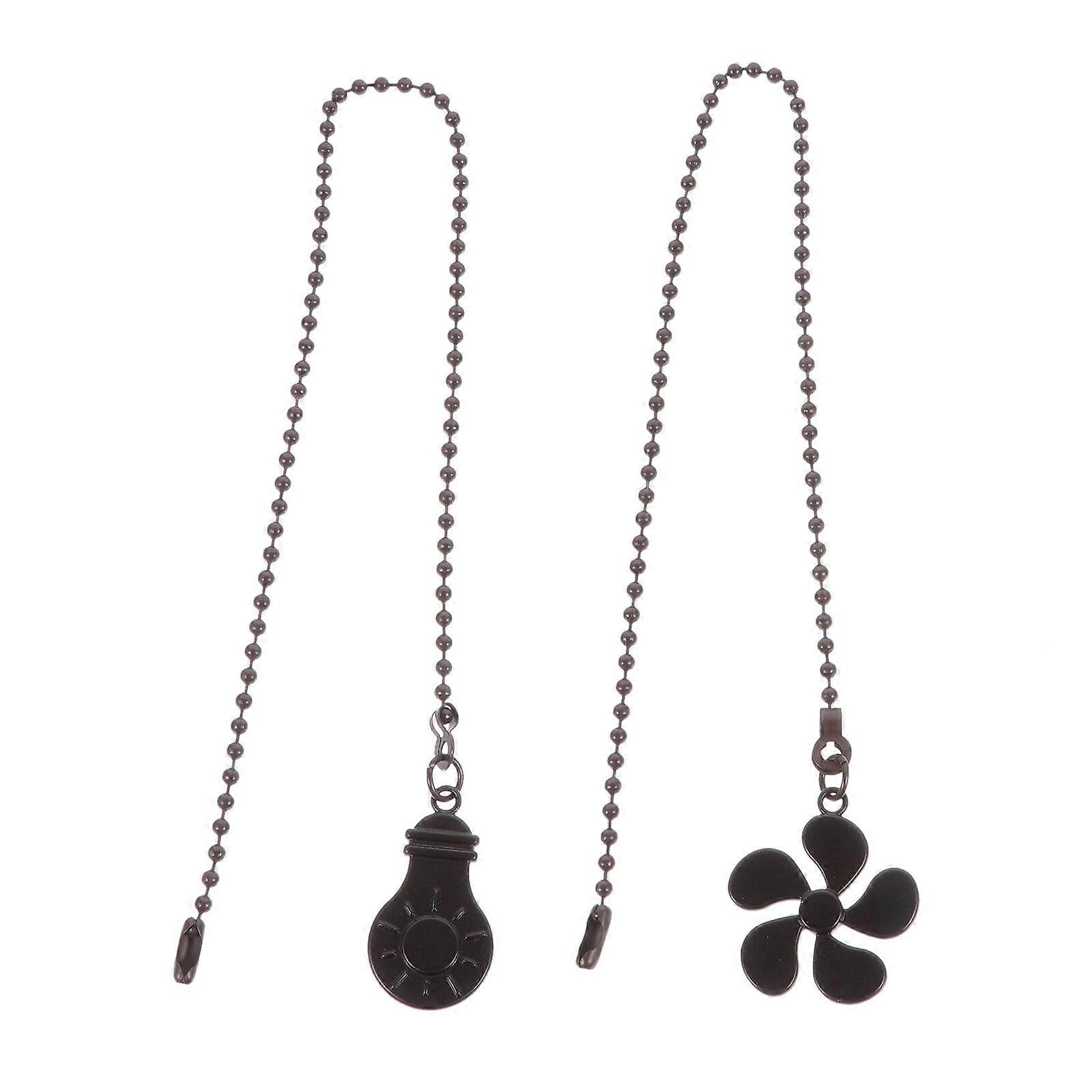 Eease Ceiling Fan Pull Chains Pendant: 2Pcs Zinc Alloy Extension
