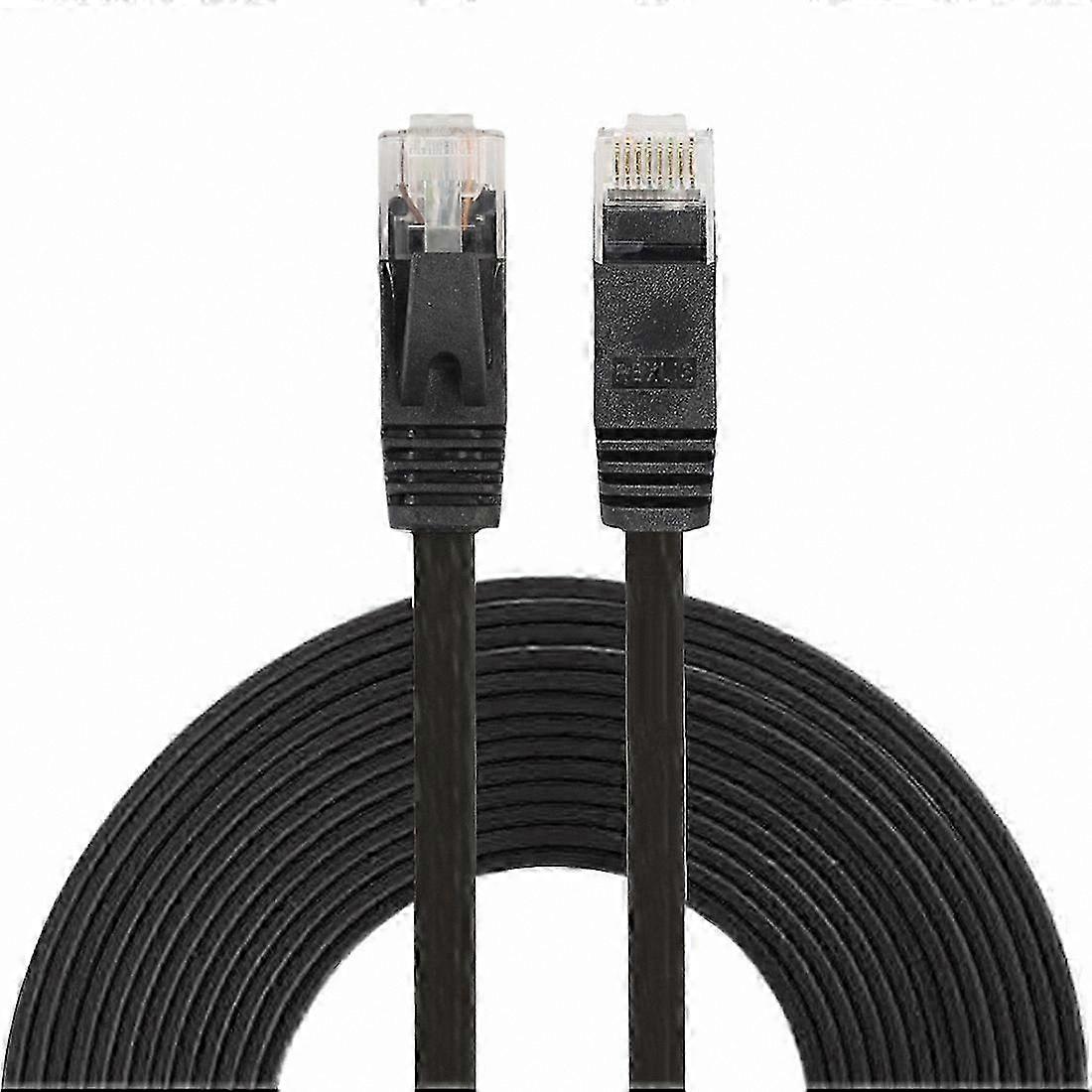 5m Ultra-Thin Flat CAT6 Ethernet Cable, RJ45 Network Patch Cord for LAN Connection