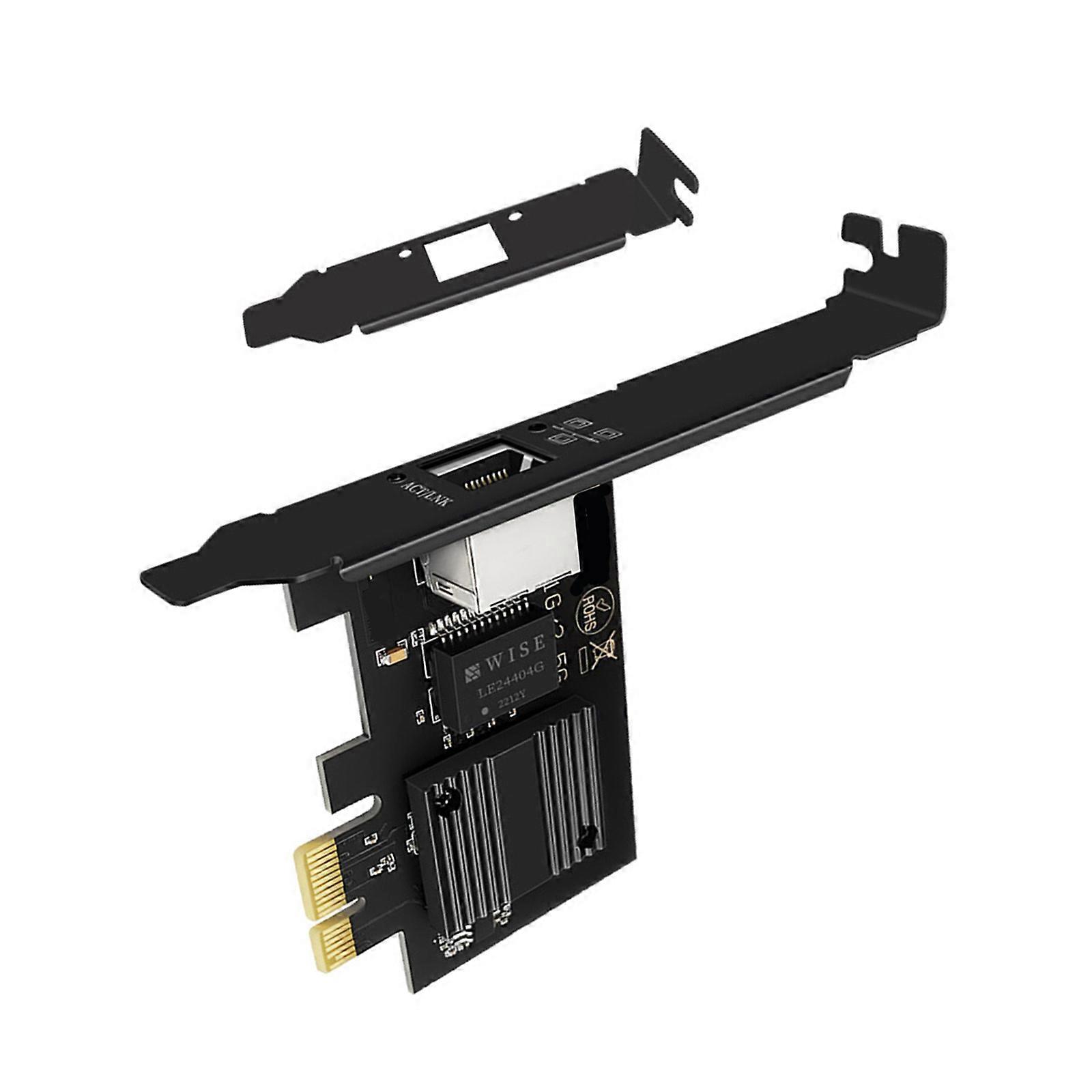 Fast 2.5GBase PCIe Networking Card with I226 V Chip Ethernet Adapter PCIExpress Gigabit Ethernet Card Multicolor