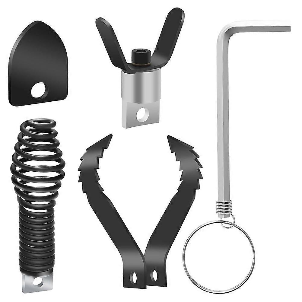 1set Drain Cleaner Drill Attachment, Drain Cleaner Combination Cutter-Head Set for Pipe Drain Cleaner Machine
